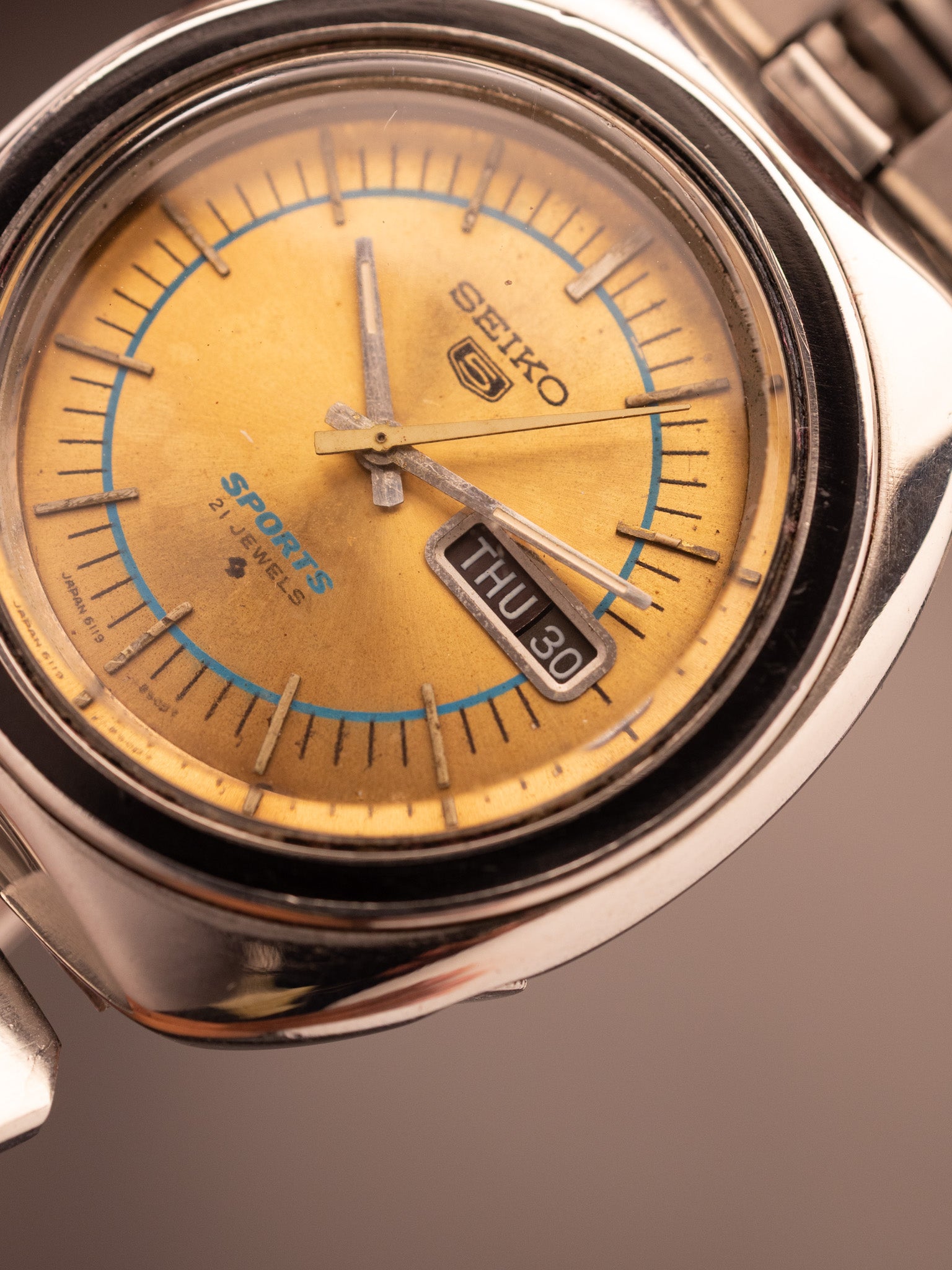 Seiko 5 Sports Super 579433 (Ref. 6119-8450) (40mm; Automatic) (Rare)