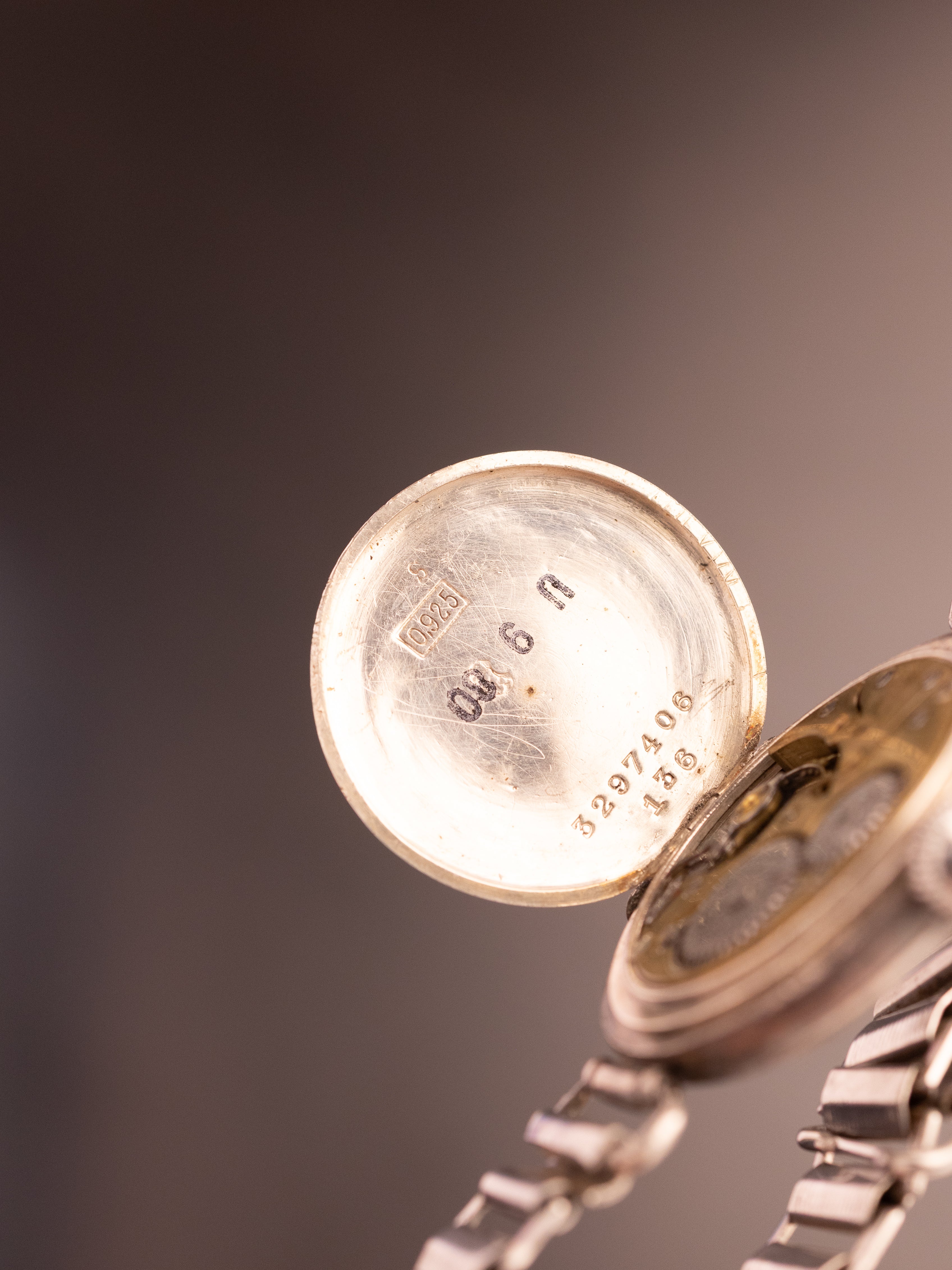 Favre Leuba Zenith Subsecond Sterling Silver Trench Watch Super (Ref. 329 ) (30mm; Manual) (Rare)