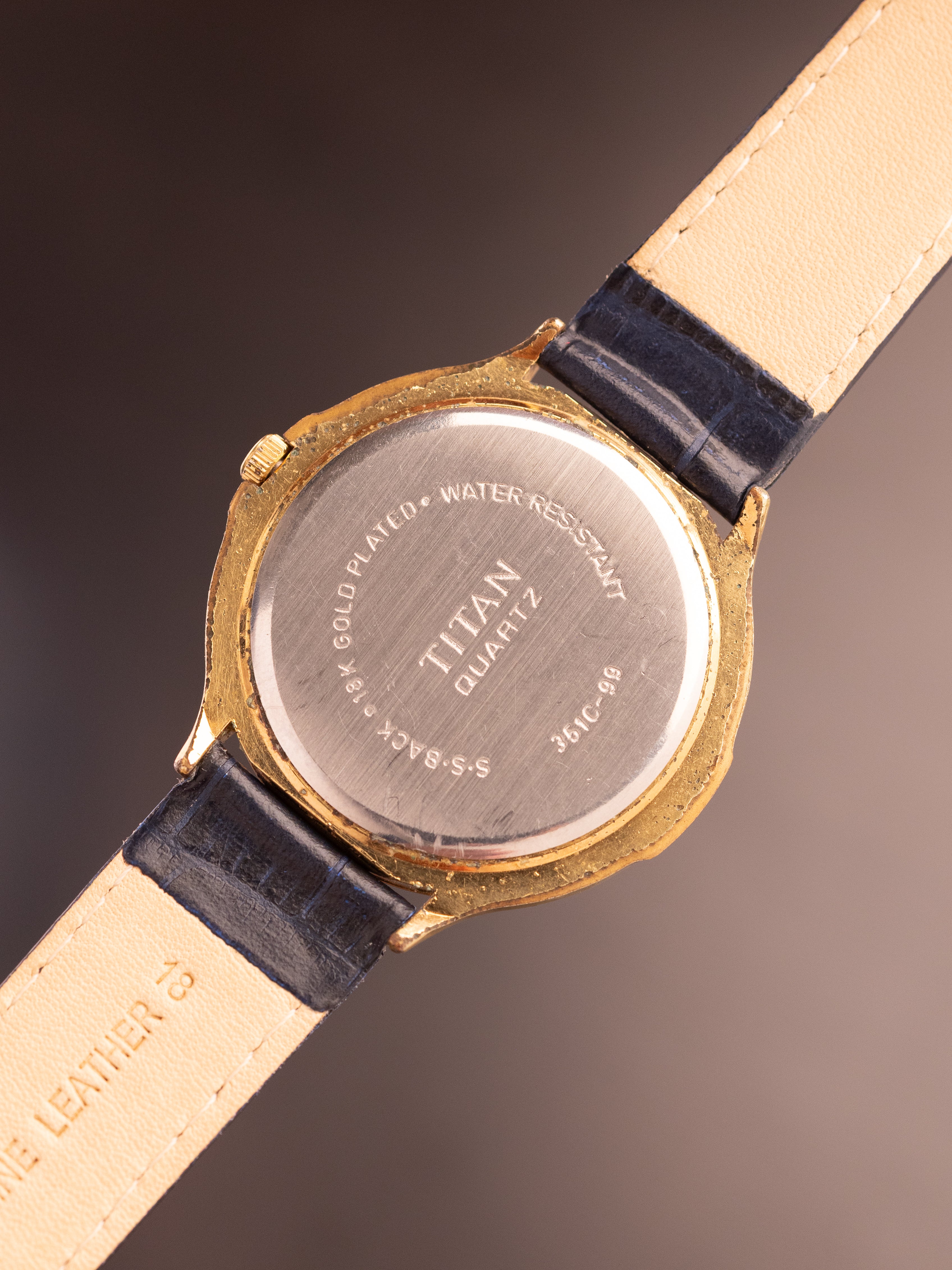 Titan World Timer Gold Super (Ref. 351C-99) (38mm; Quartz) (Rare)
