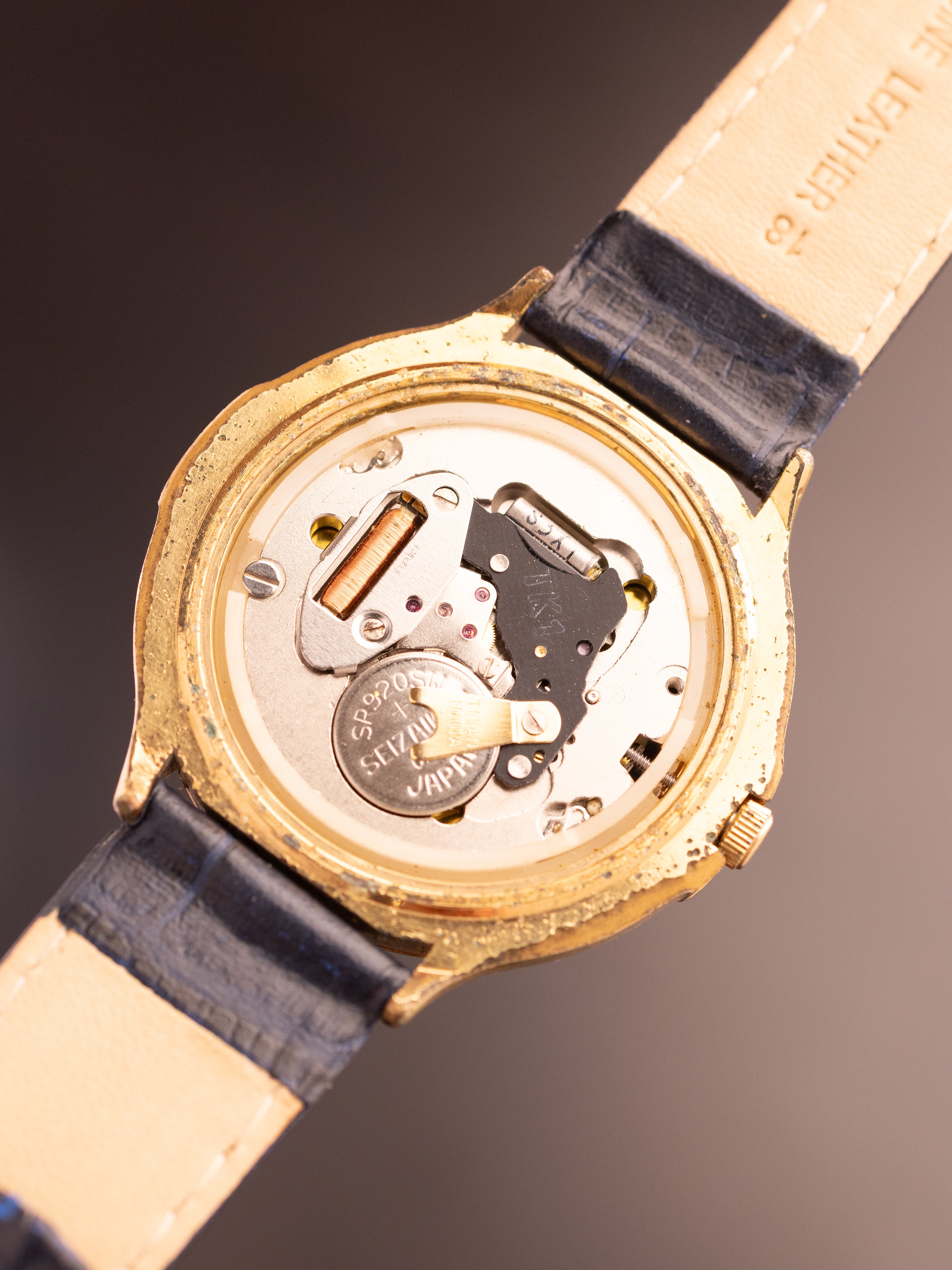 Titan World Timer Gold Super (Ref. 351C-99) (38mm; Quartz) (Rare)