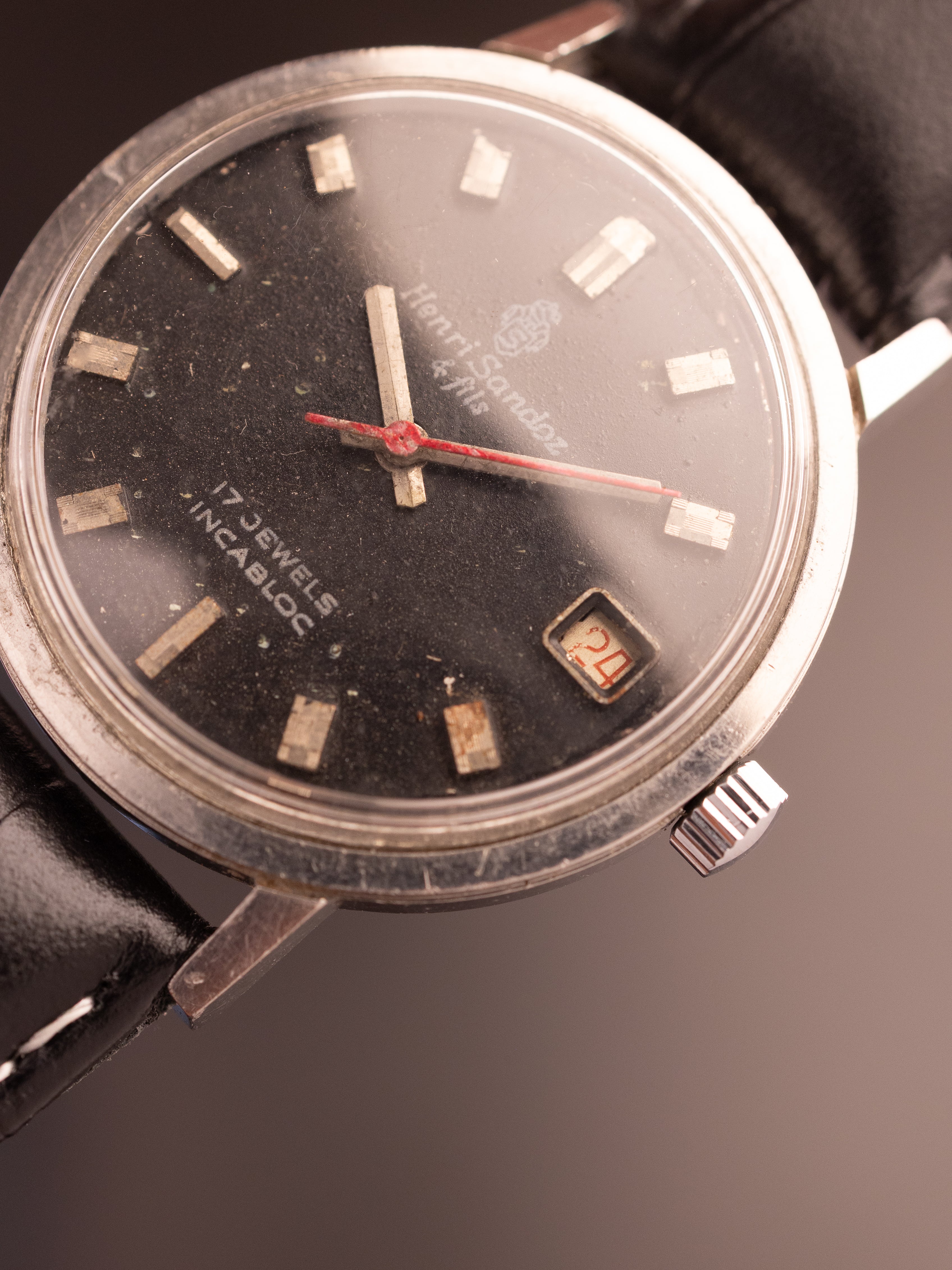 Henri Sandoz Dater (Ref. 11789Y-88-4) (34mm; Manual)