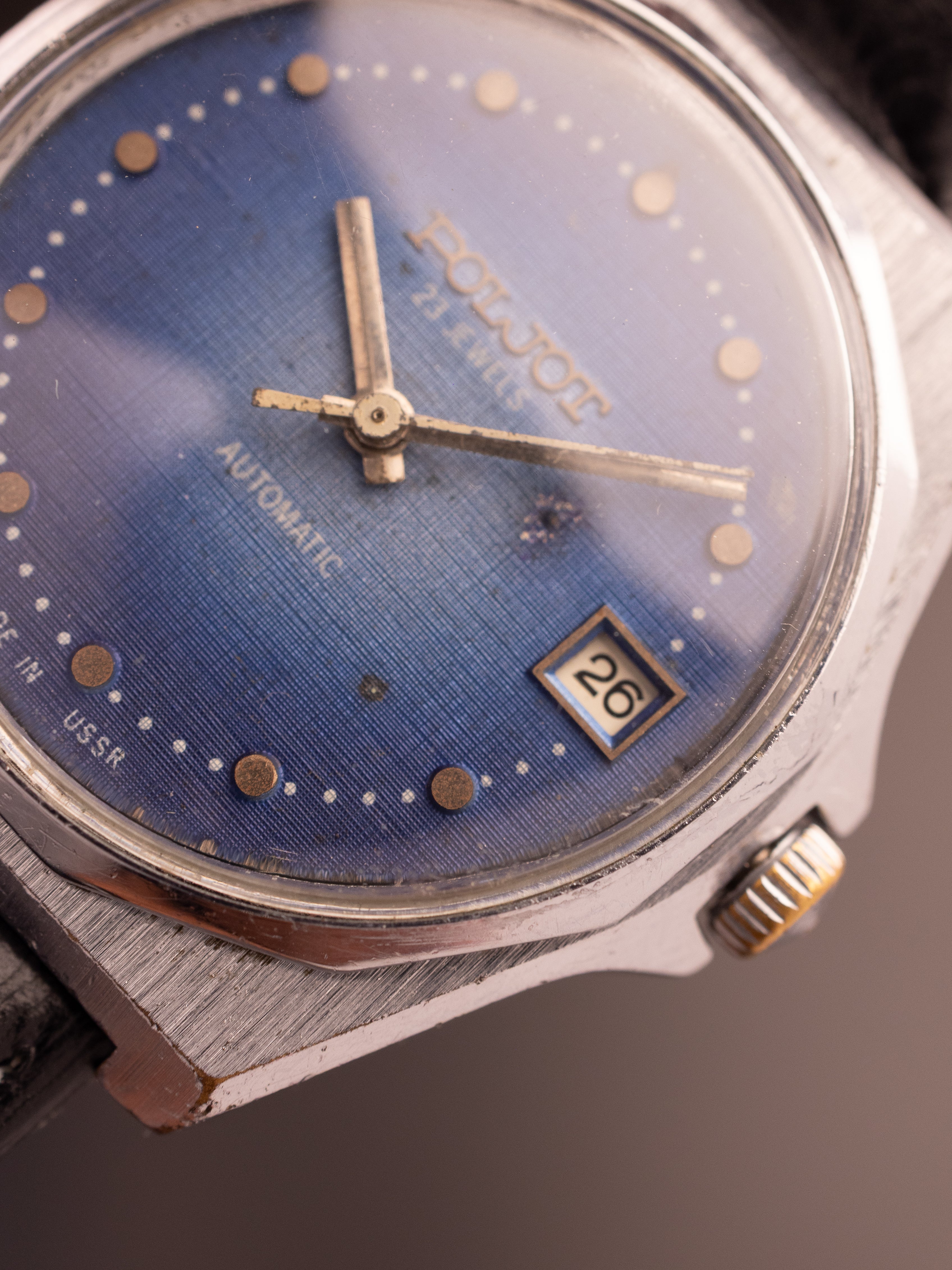 Poljot Dater (Ref. 747702) (37mm; Automatic) (Very Rare)