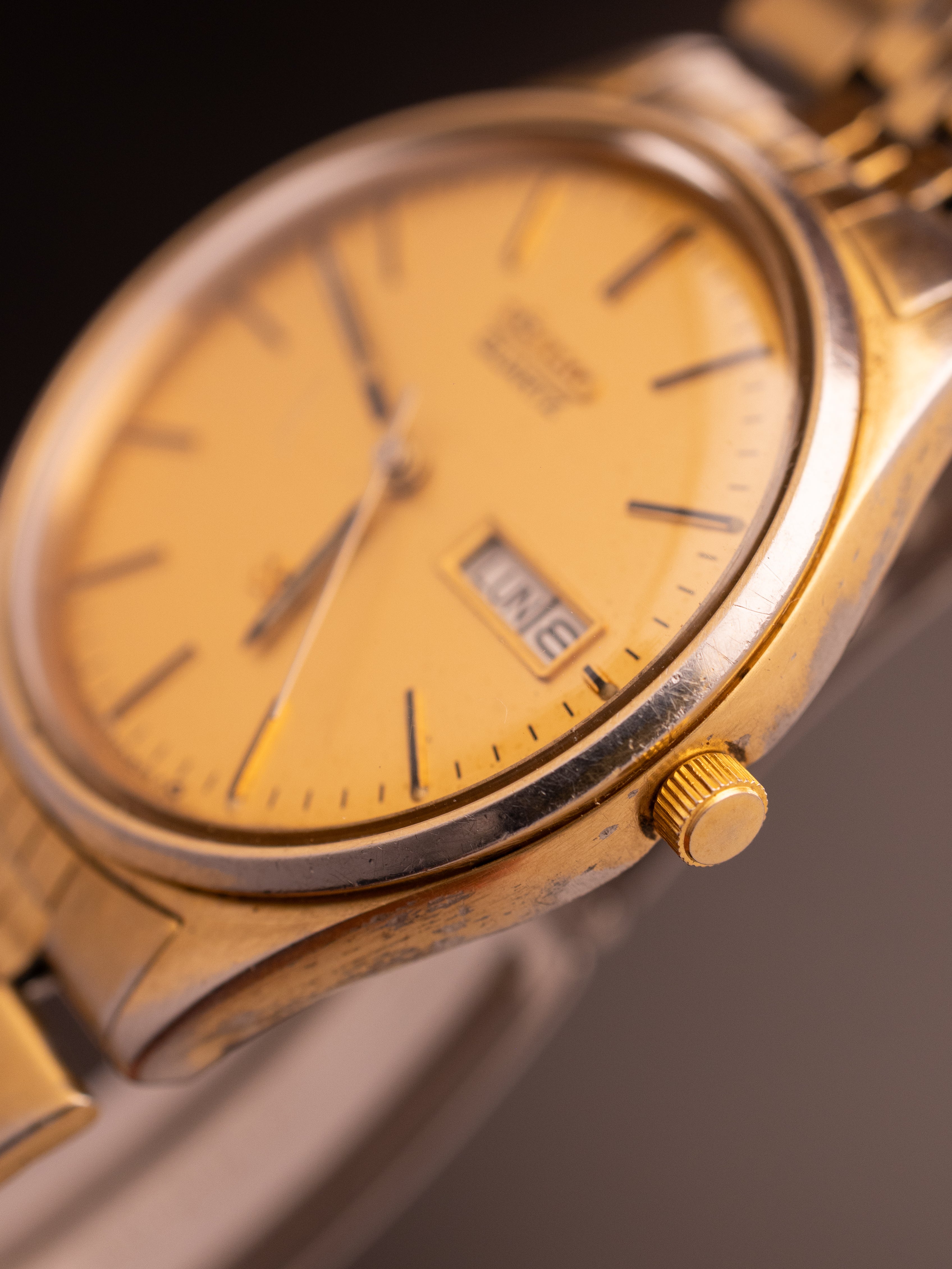 Seiko SQ Gold 120216 (Ref. 5Y23-8040) (34mm; Quartz)