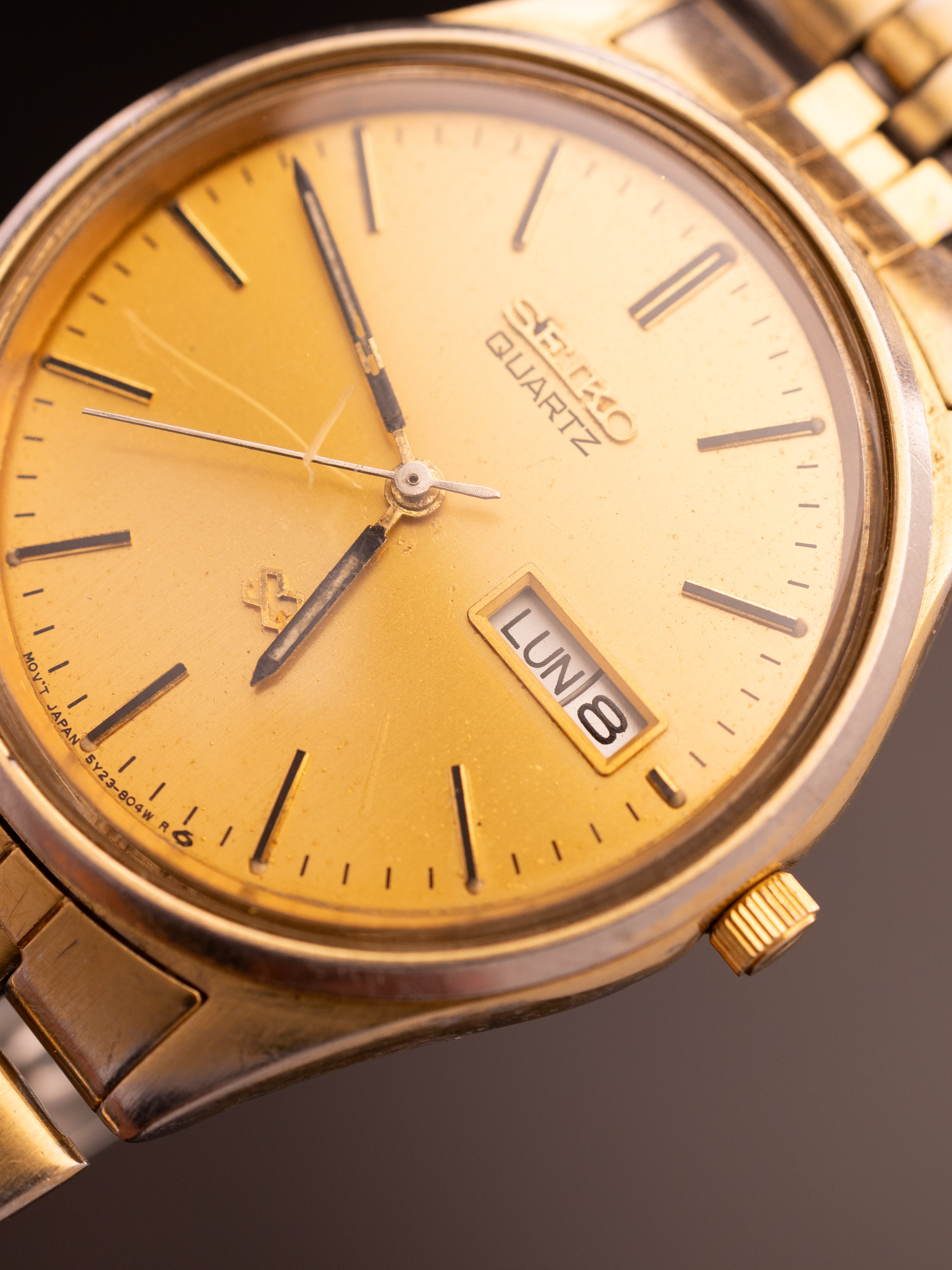 Seiko SQ Gold 120216 (Ref. 5Y23-8040) (34mm; Quartz)