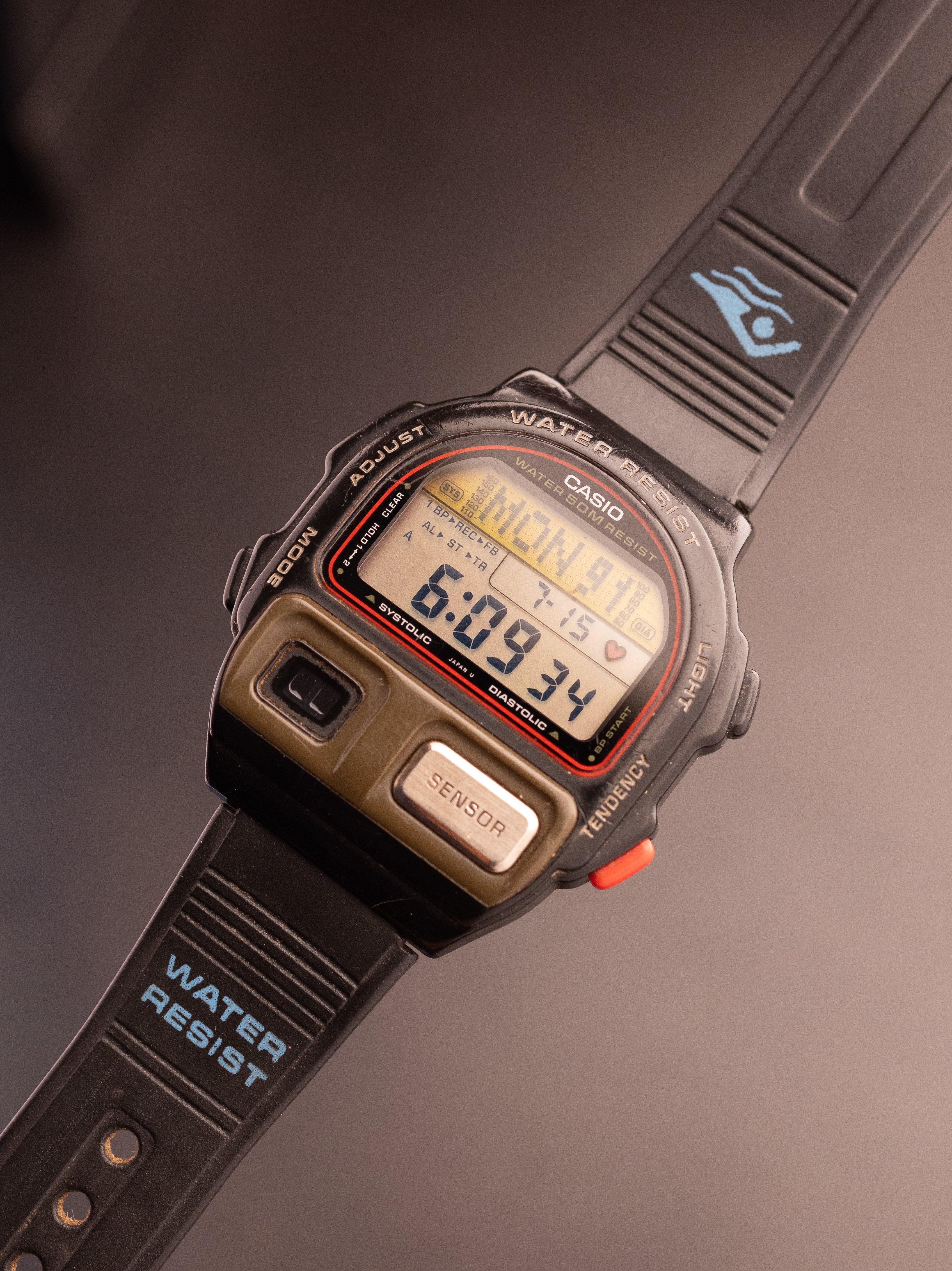 Casio Blood Pressure Monitor Collectable (Ref. BP-100) (40mm; Digital Quartz) (Rare)