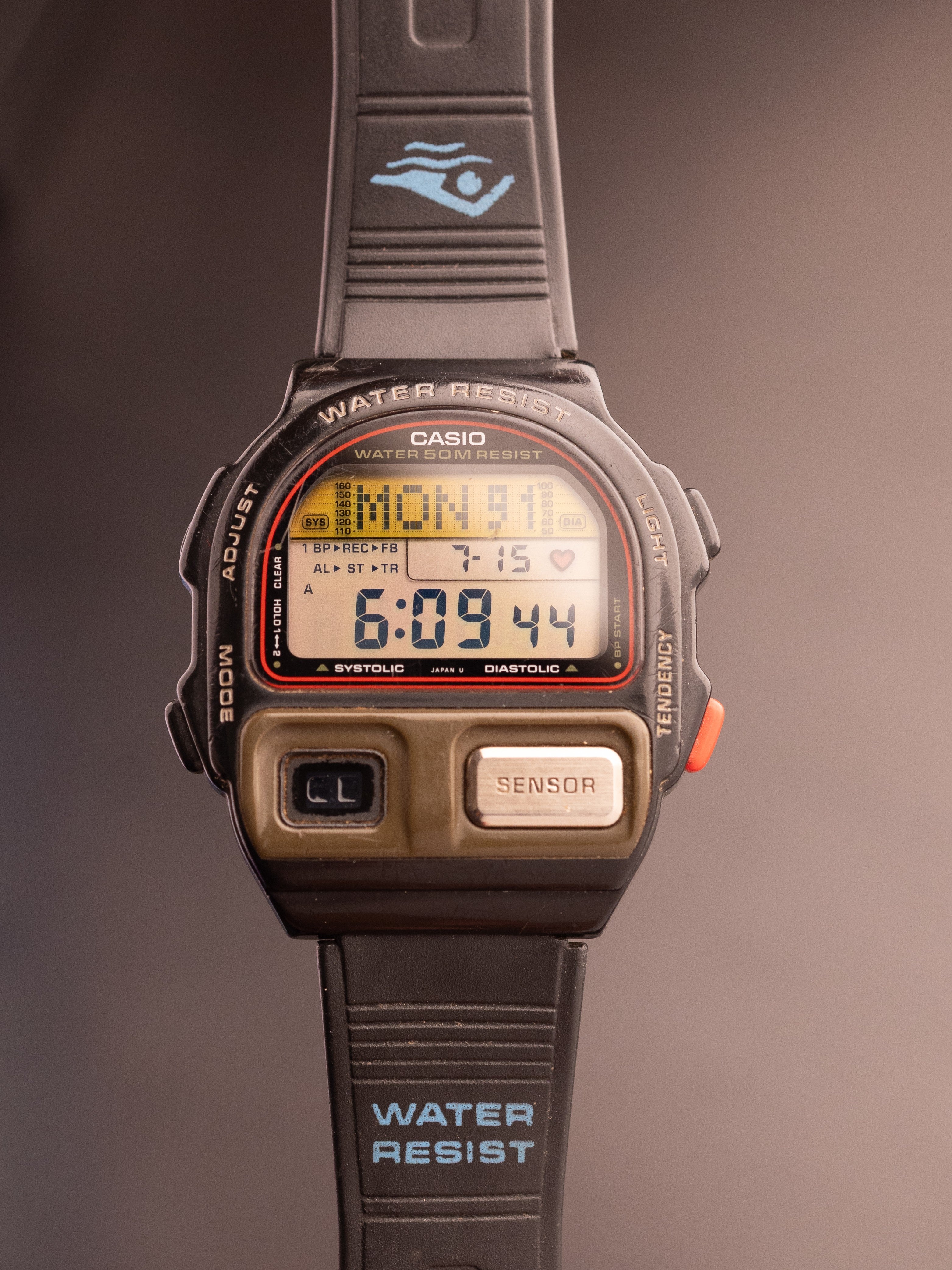 Casio Blood Pressure Monitor Collectable (Ref. BP-100) (40mm; Digital Quartz) (Rare)