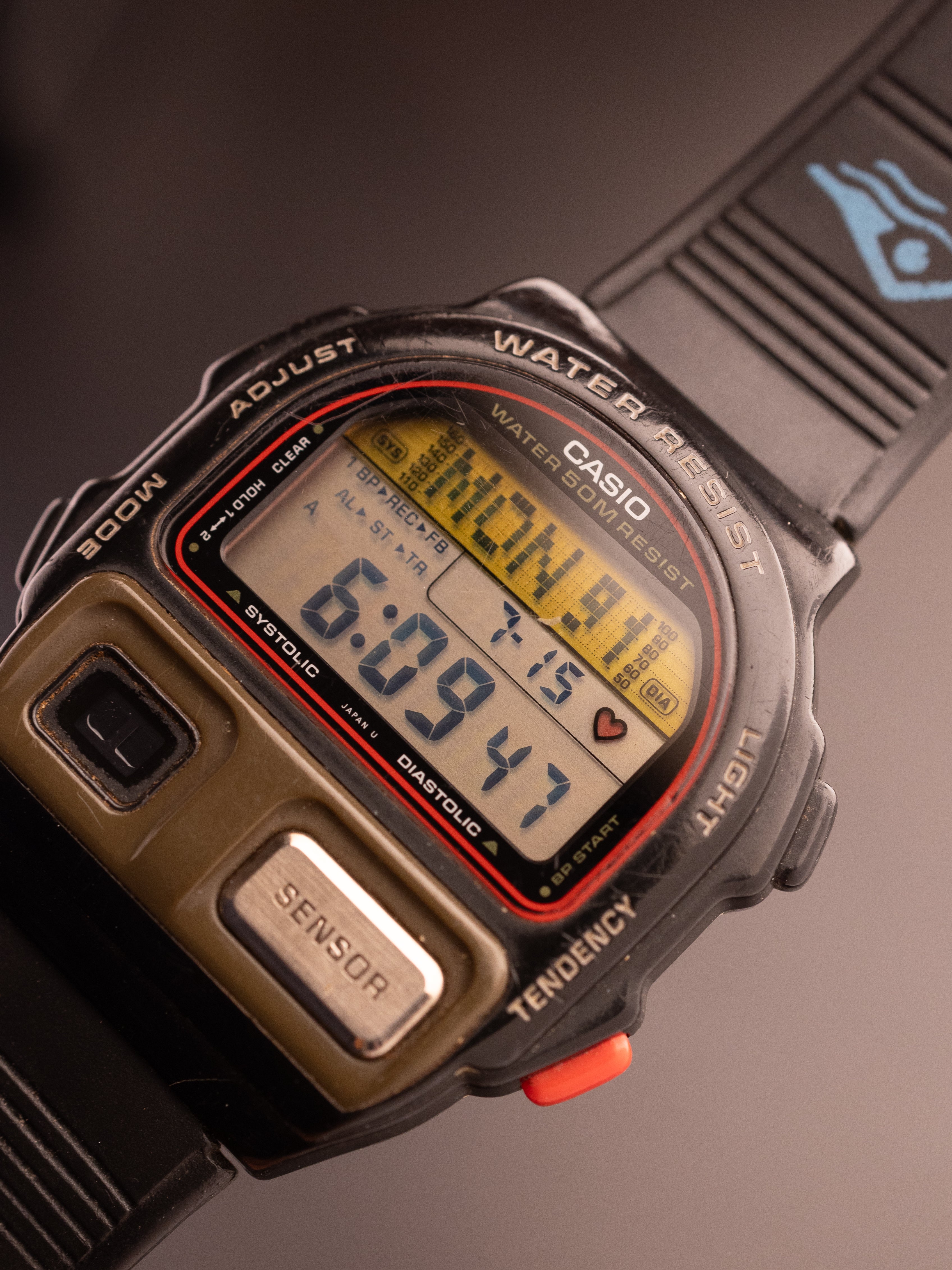 Casio Blood Pressure Monitor Collectable (Ref. BP-100) (40mm; Digital Quartz) (Rare)