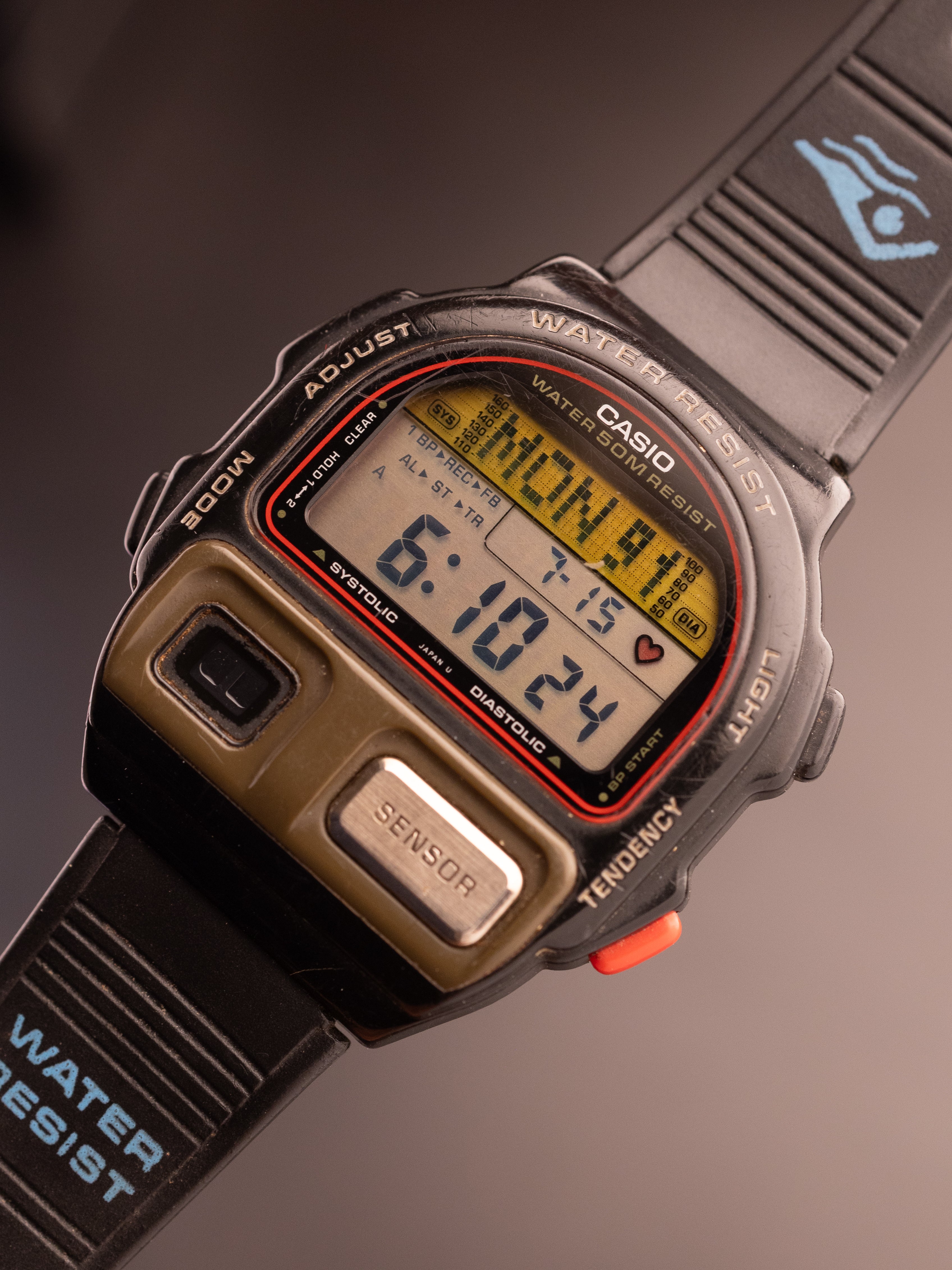 Casio Blood Pressure Monitor Collectable (Ref. BP-100) (40mm; Digital Quartz) (Rare)