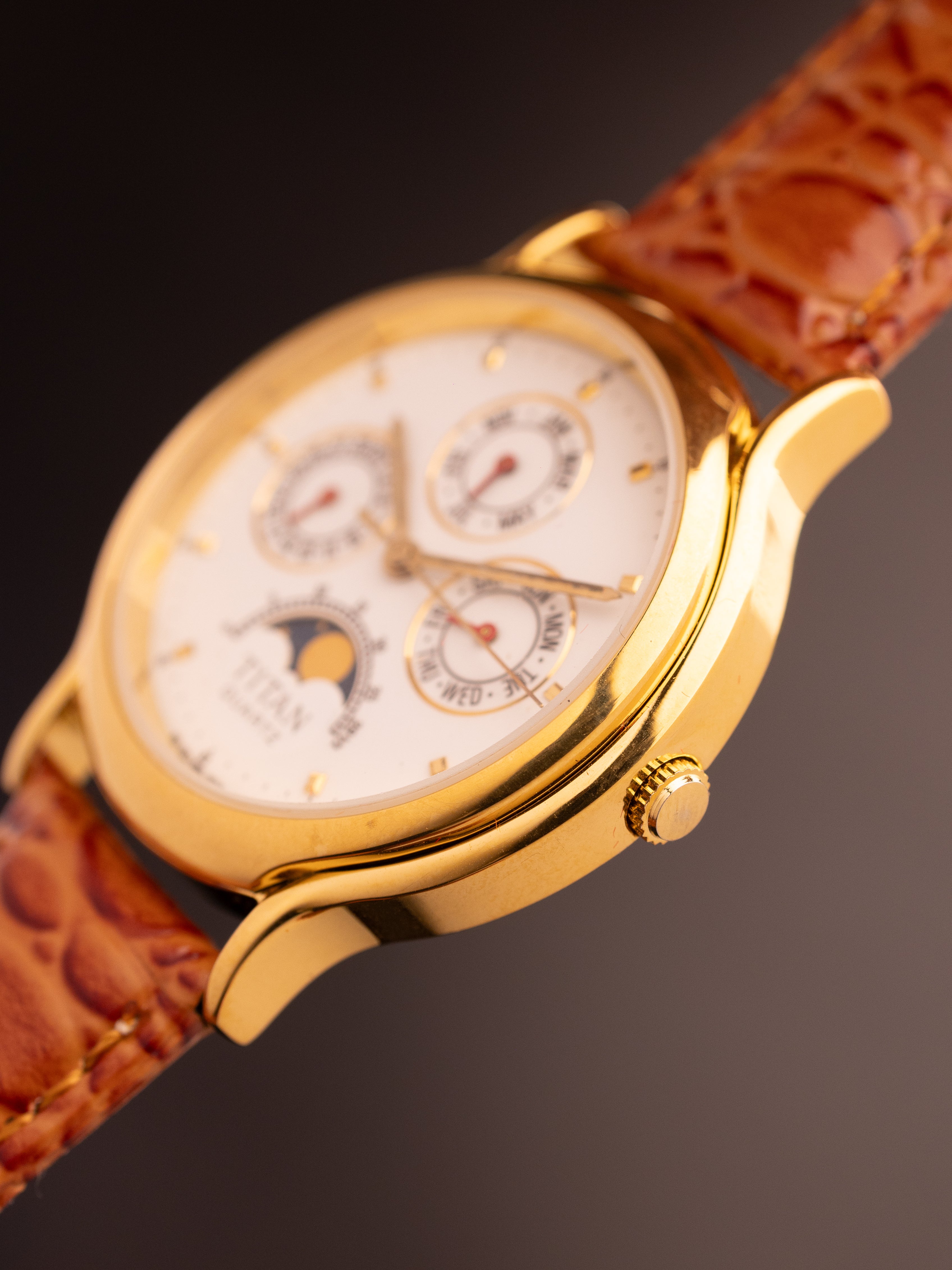 Titan Triple Calendar Moonphase (Ref. 257YAA) (36mm; Quartz)