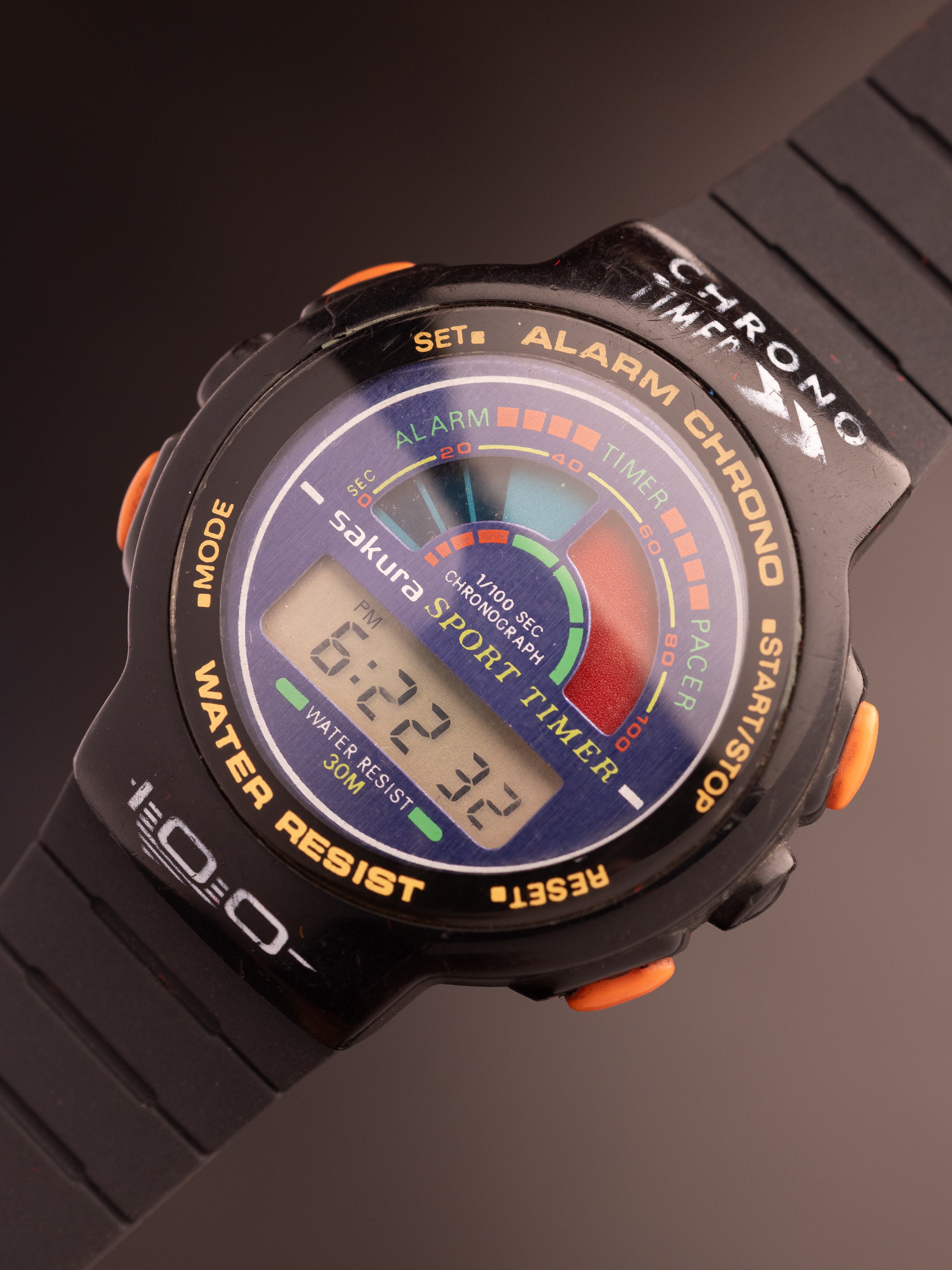 Sakura Sports Timer Digital Watch (Ref. 408016) (42mm; Digital)
