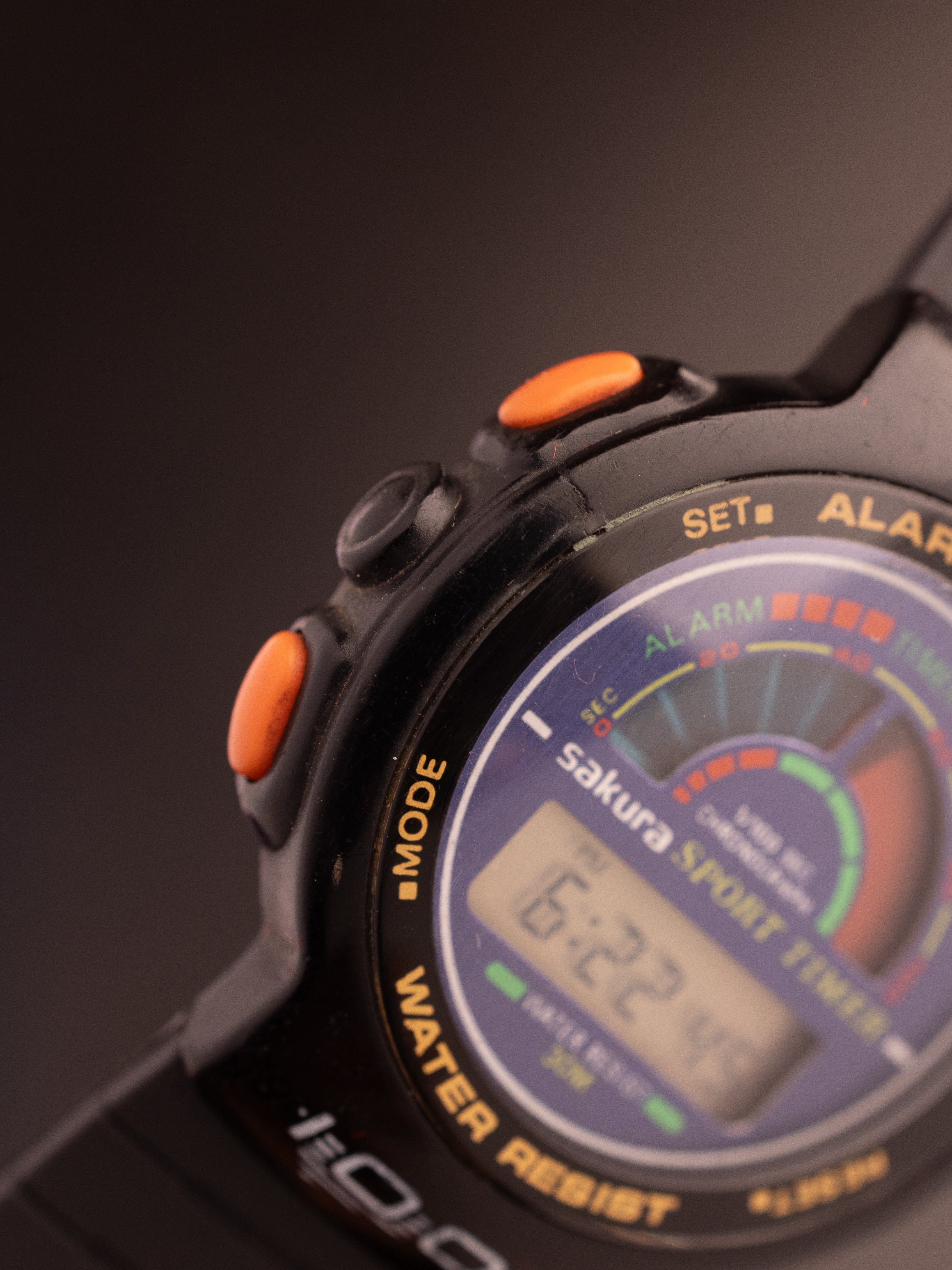 Sakura Sports Timer Digital Watch (Ref. 408016) (42mm; Digital)