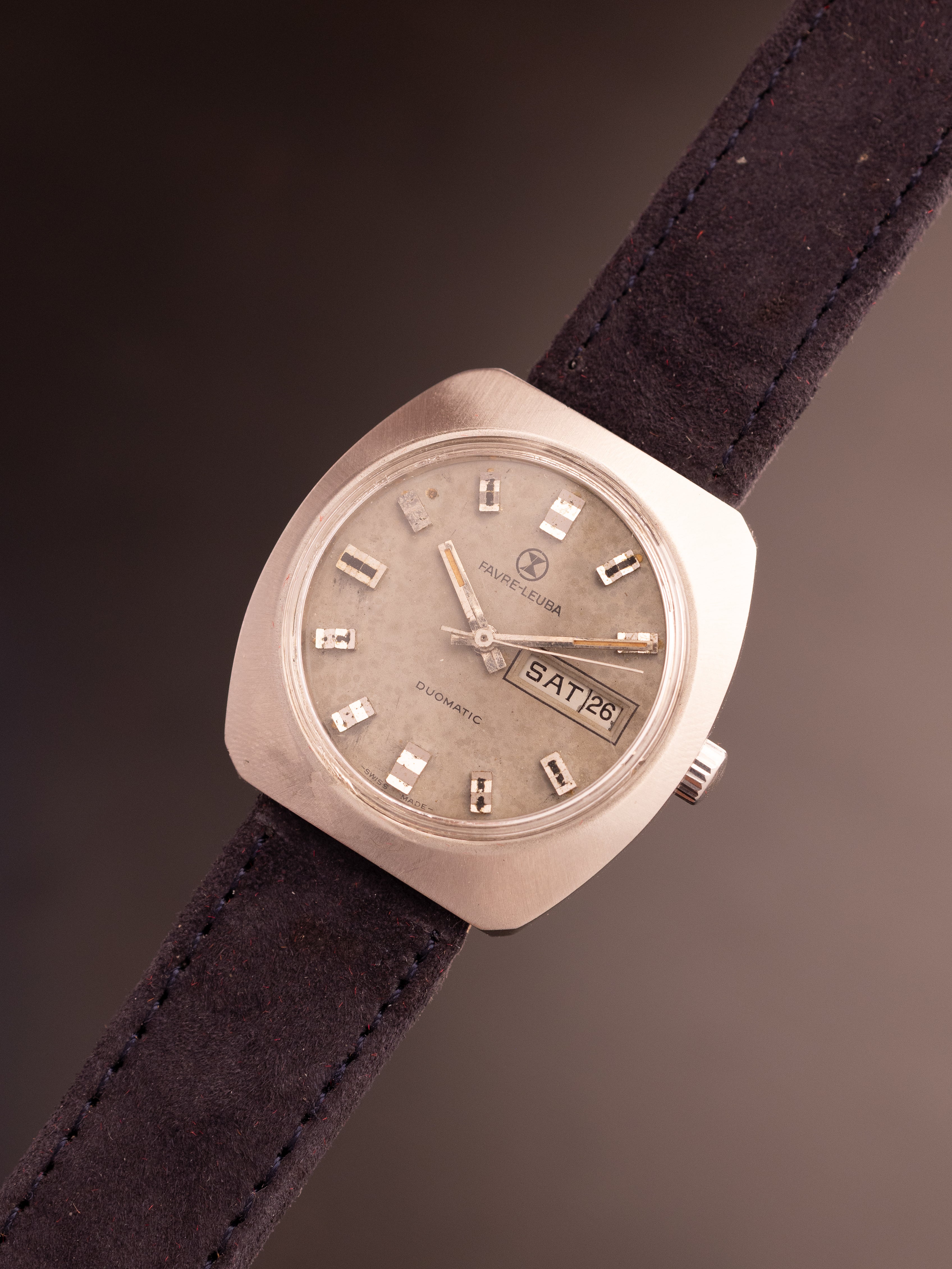 Favre Leuba Duomatic Grey (Ref. 75033) (36mm; Automatic)