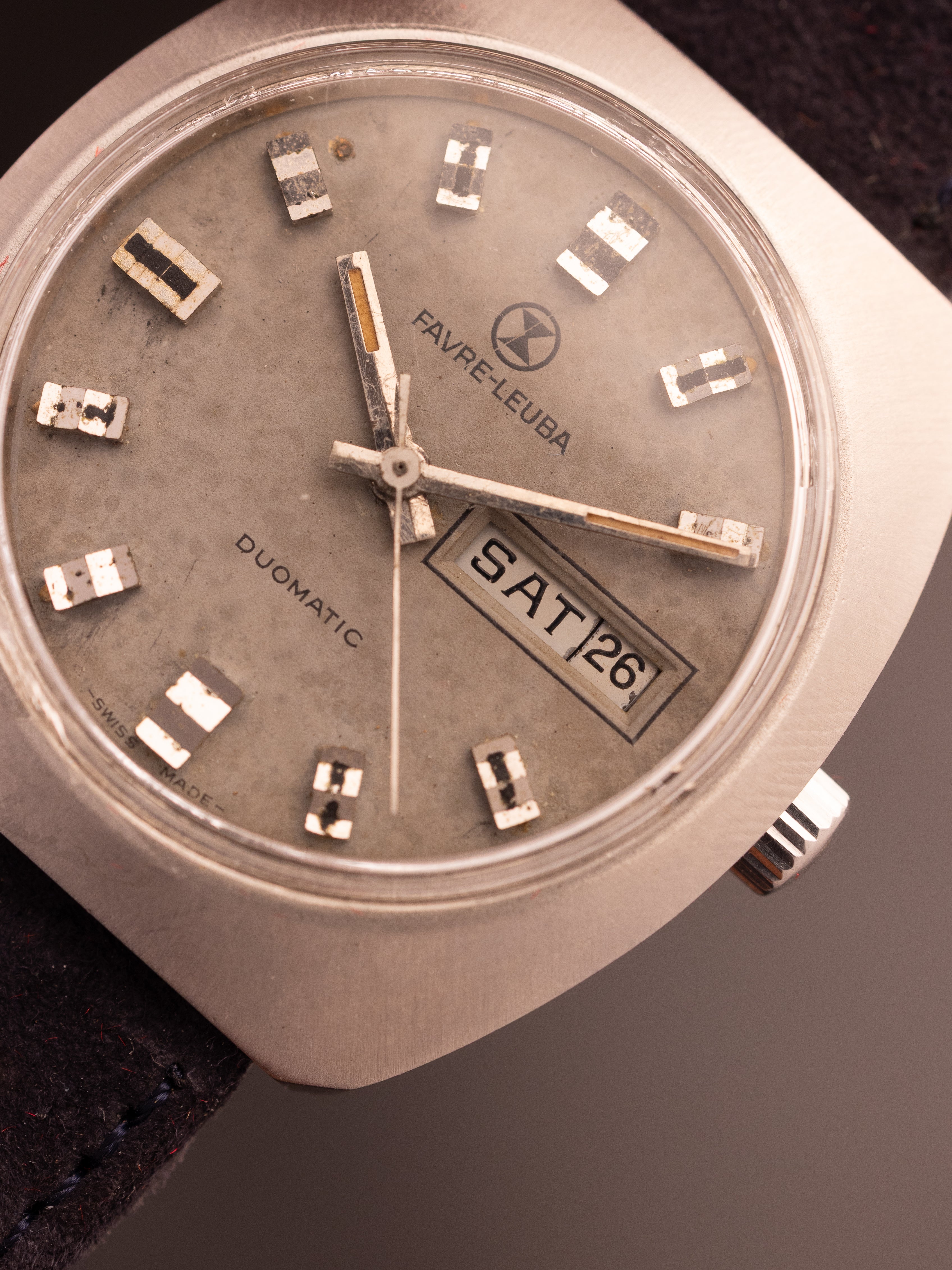 Favre Leuba Duomatic Grey (Ref. 75033) (36mm; Automatic)