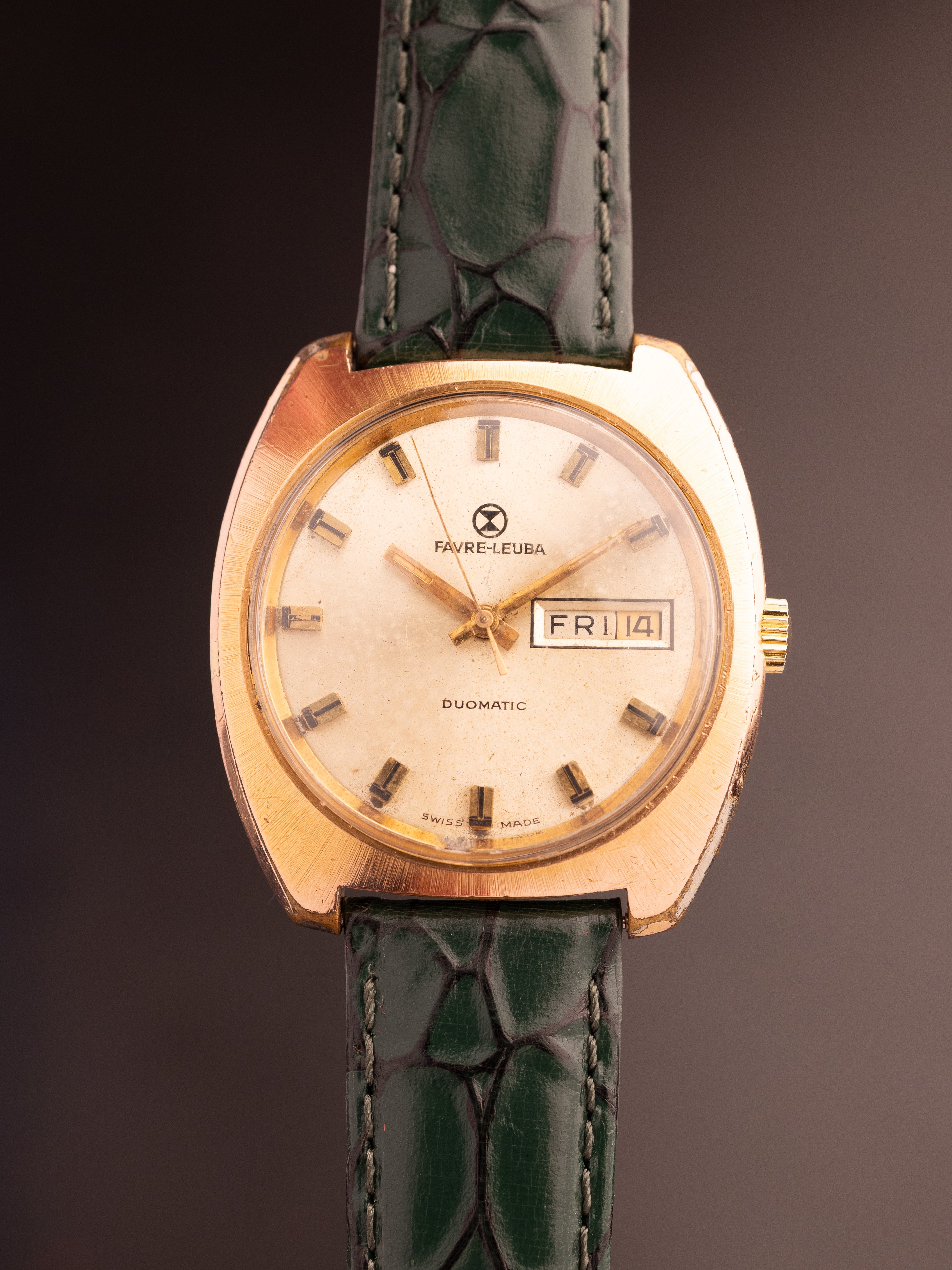 Favre Leuba Duomatic XL Gold (Ref. 75012) (38mm; Automatic) – The
