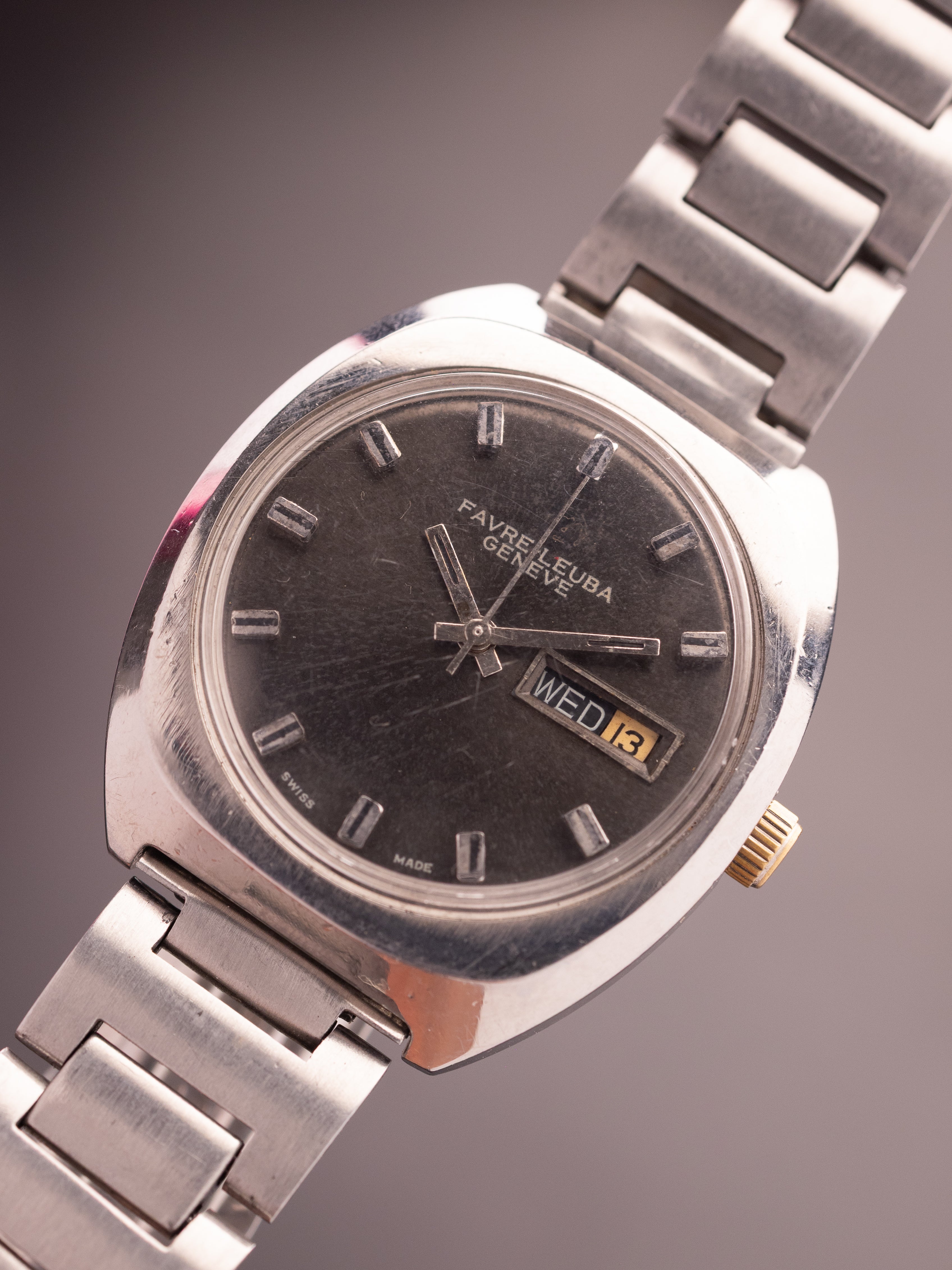 Favre Leuba Geneve XL (Ref. 59993) (37mm; Automatic) (Rare)