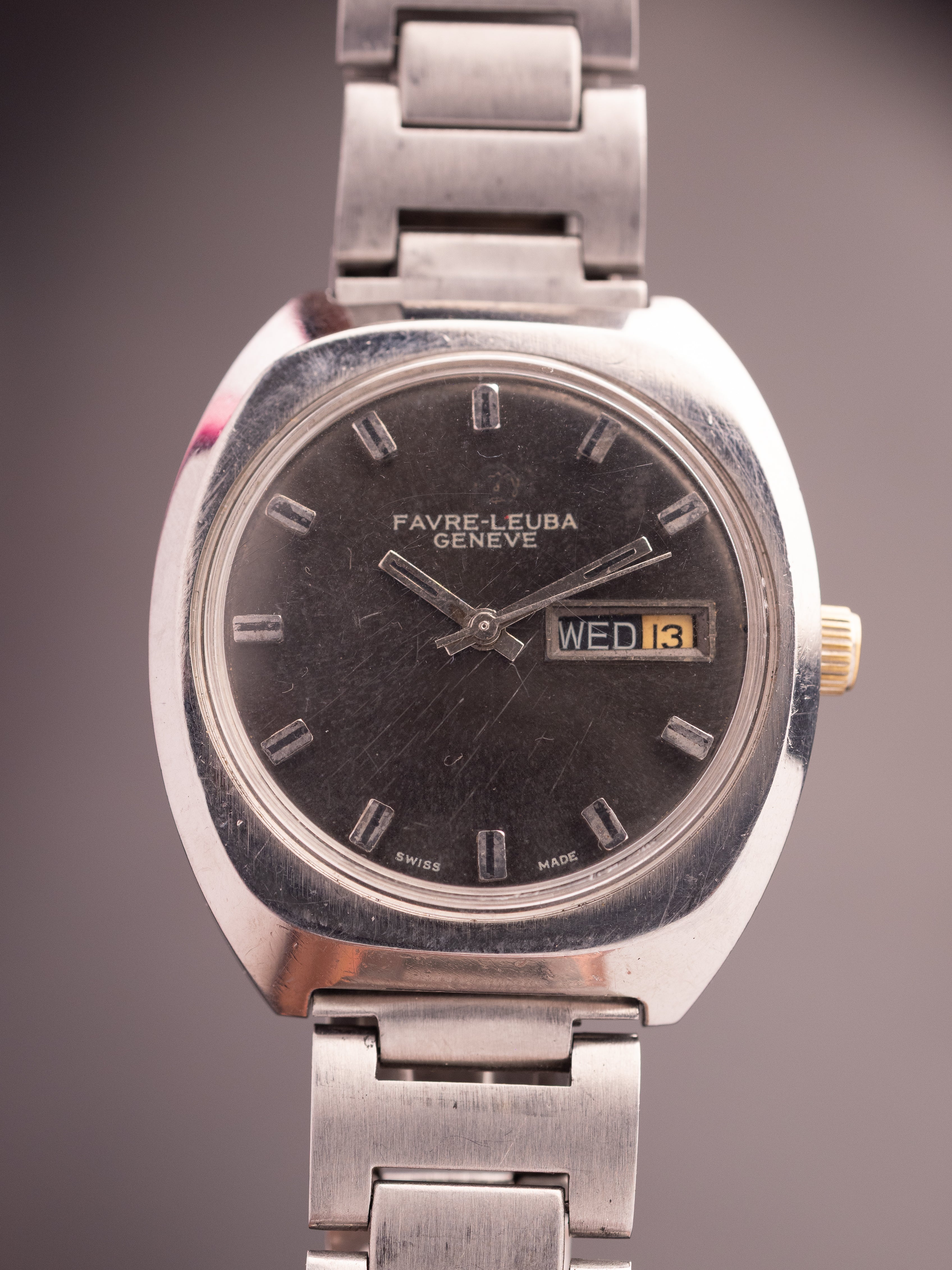 Favre Leuba Geneve XL (Ref. 59993) (37mm; Automatic) (Rare)