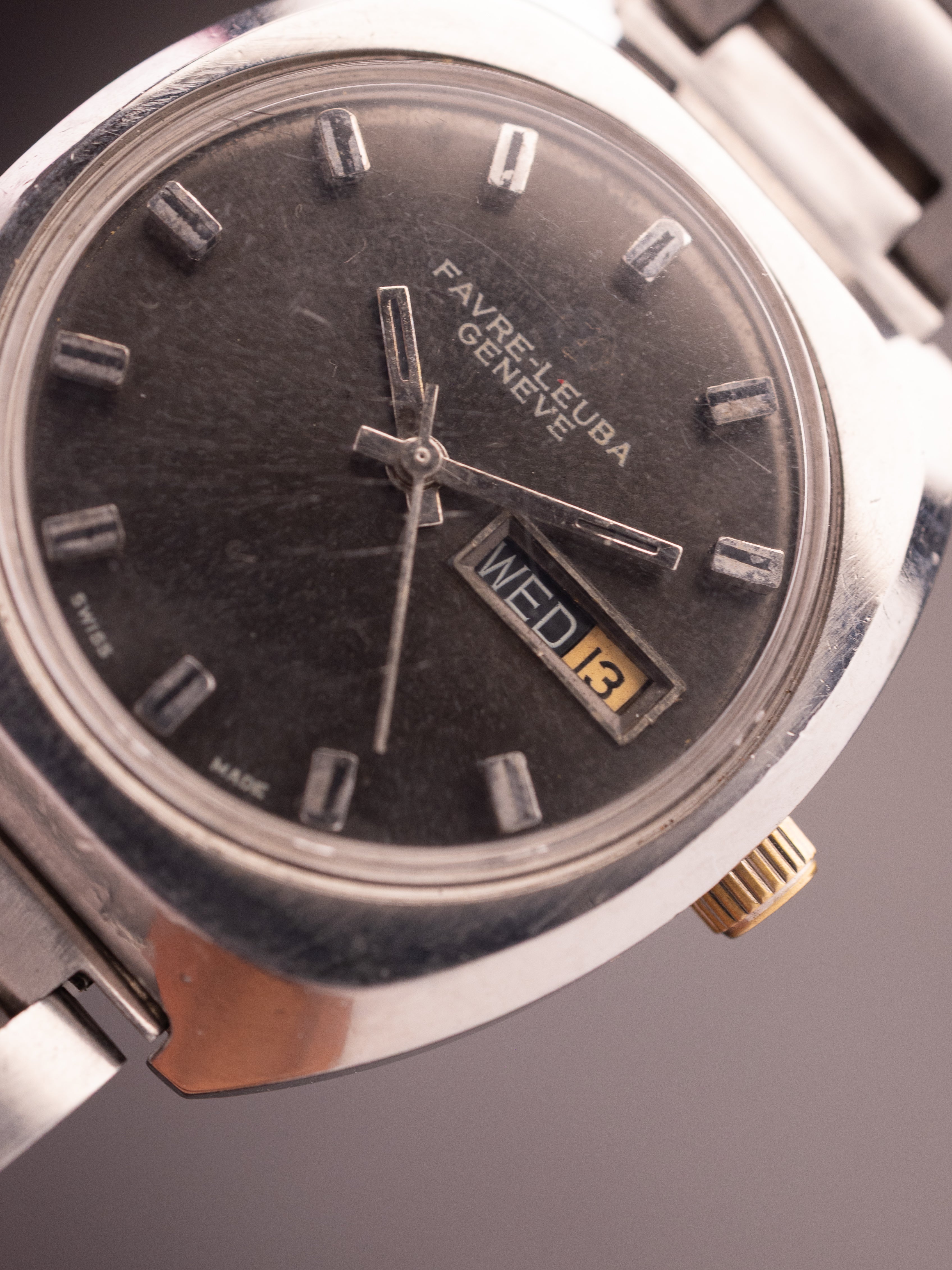Favre Leuba Geneve XL (Ref. 59993) (37mm; Automatic) (Rare)