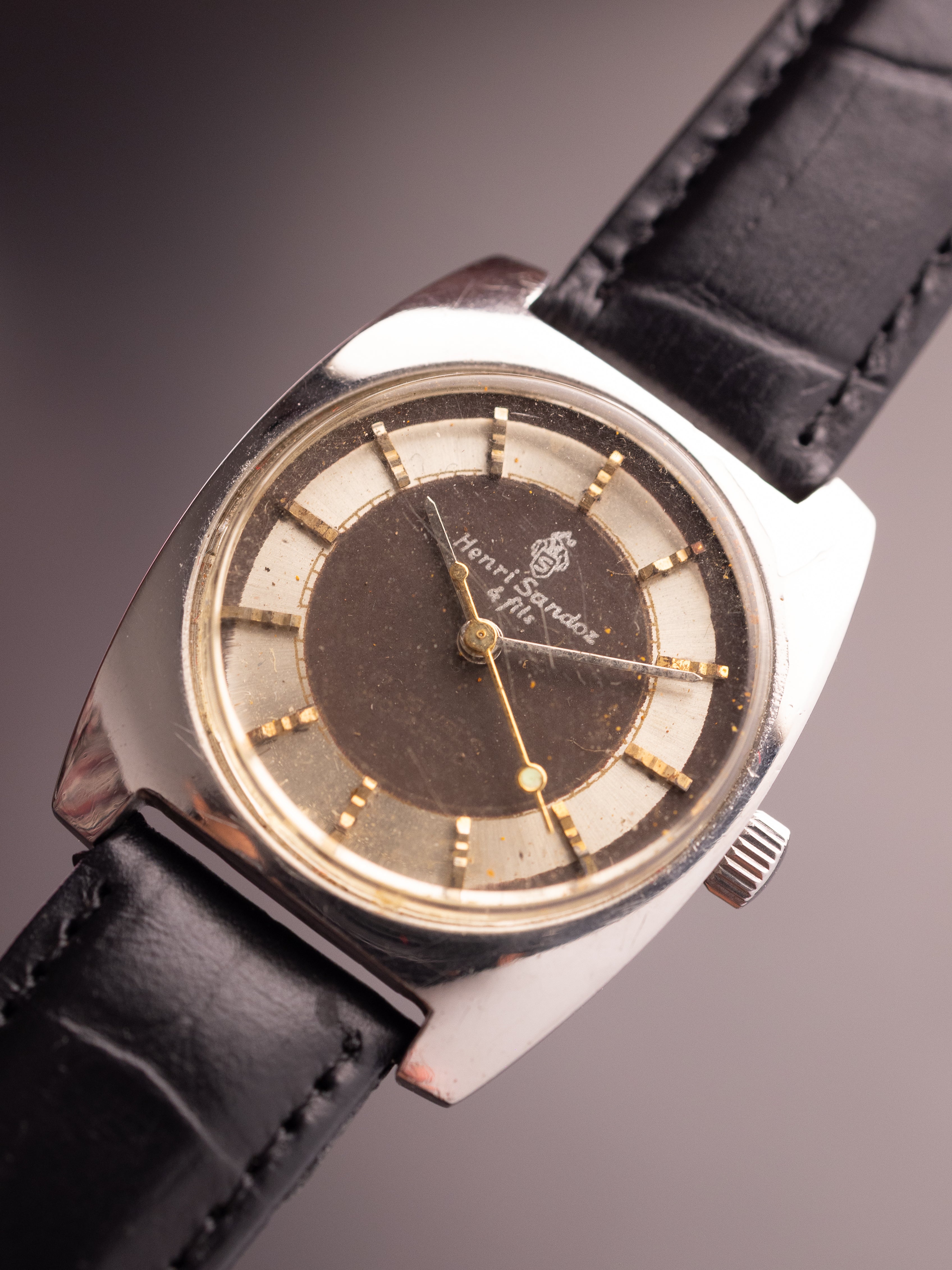Henri Sandoz (Ref. 17 Jewels77-Z-88) (32mm; Manual) (Rare)