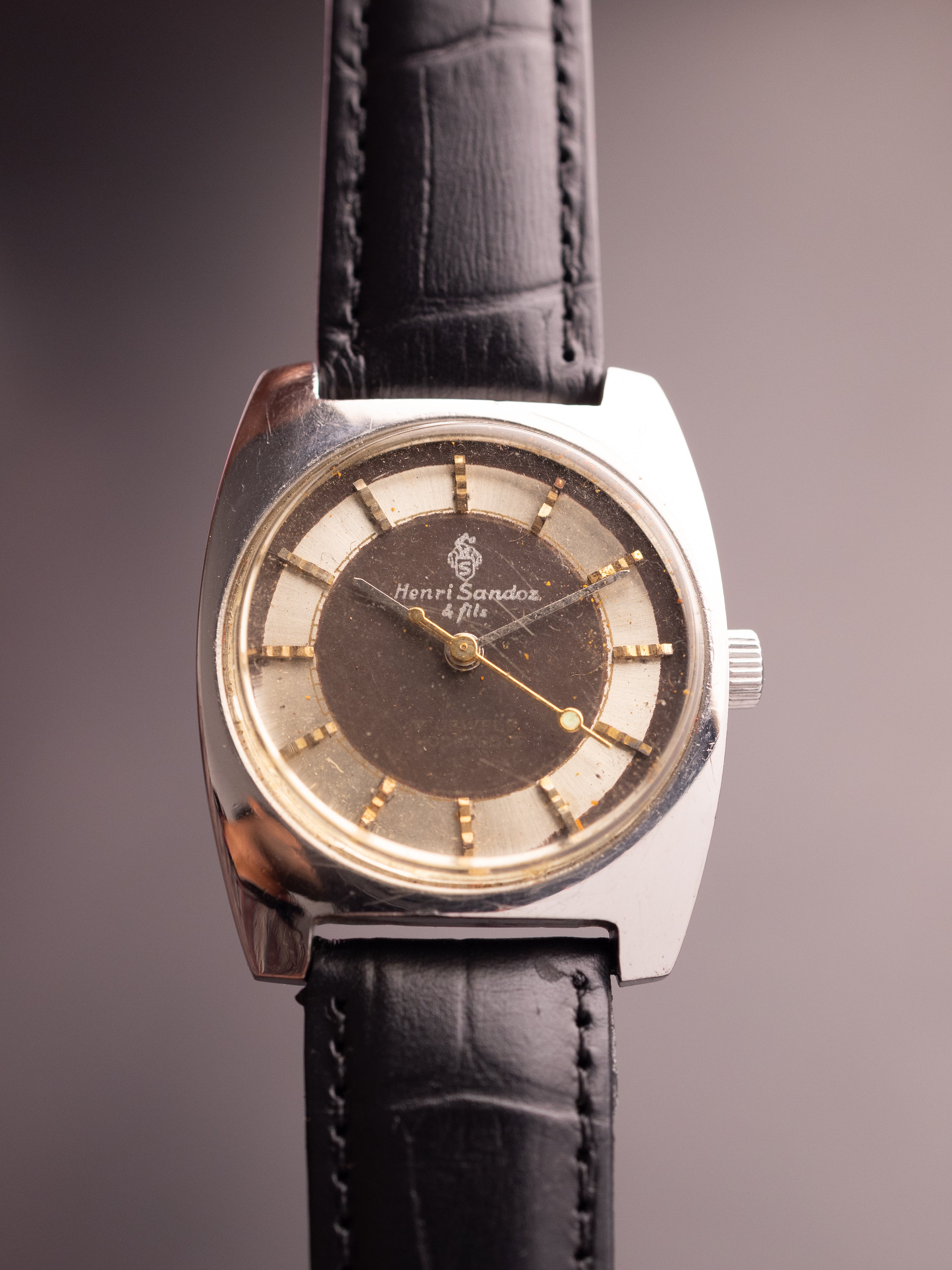 Henri Sandoz (Ref. 17 Jewels77-Z-88) (32mm; Manual) (Rare)