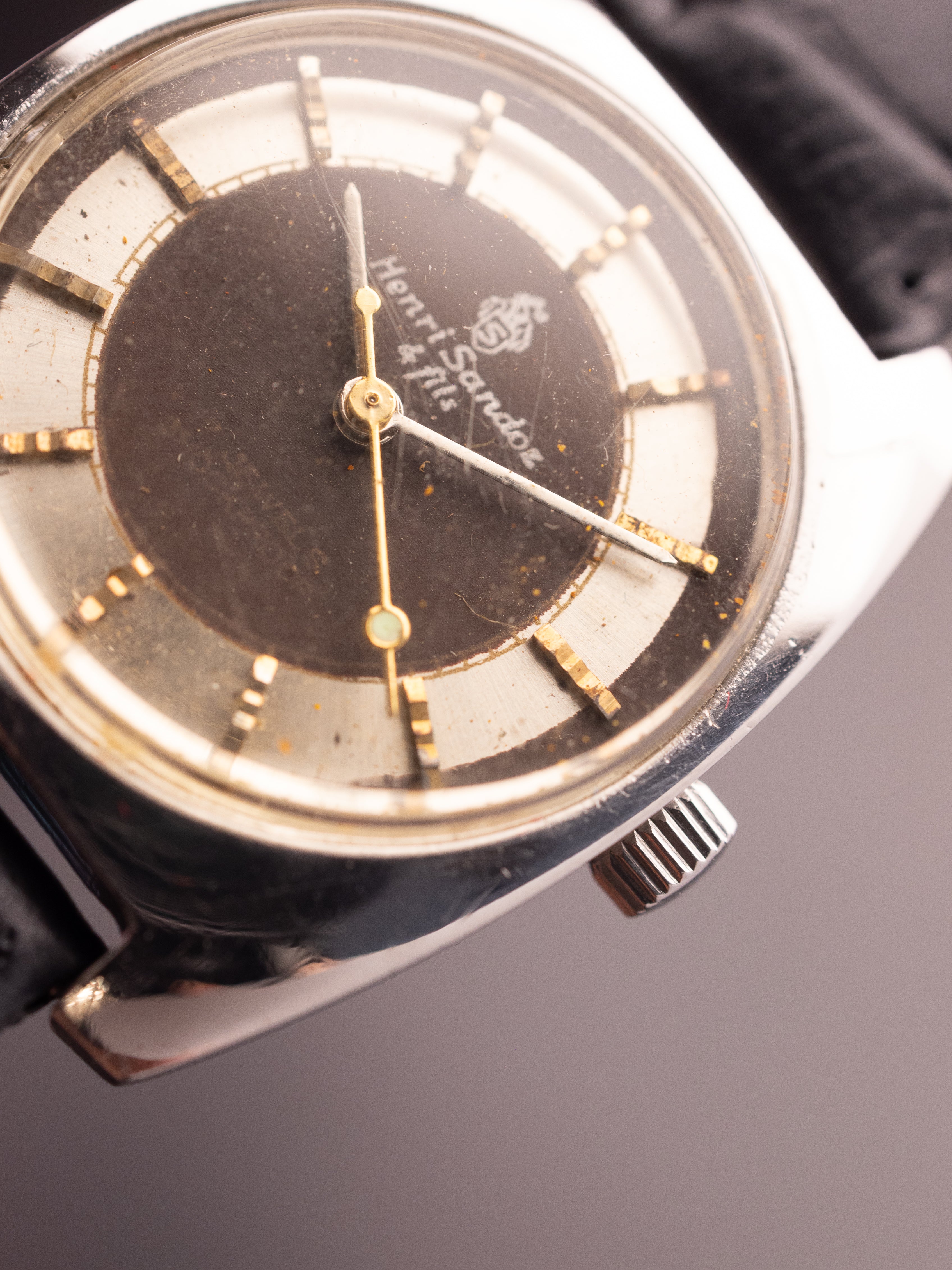 Henri Sandoz (Ref. 17 Jewels77-Z-88) (32mm; Manual) (Rare)