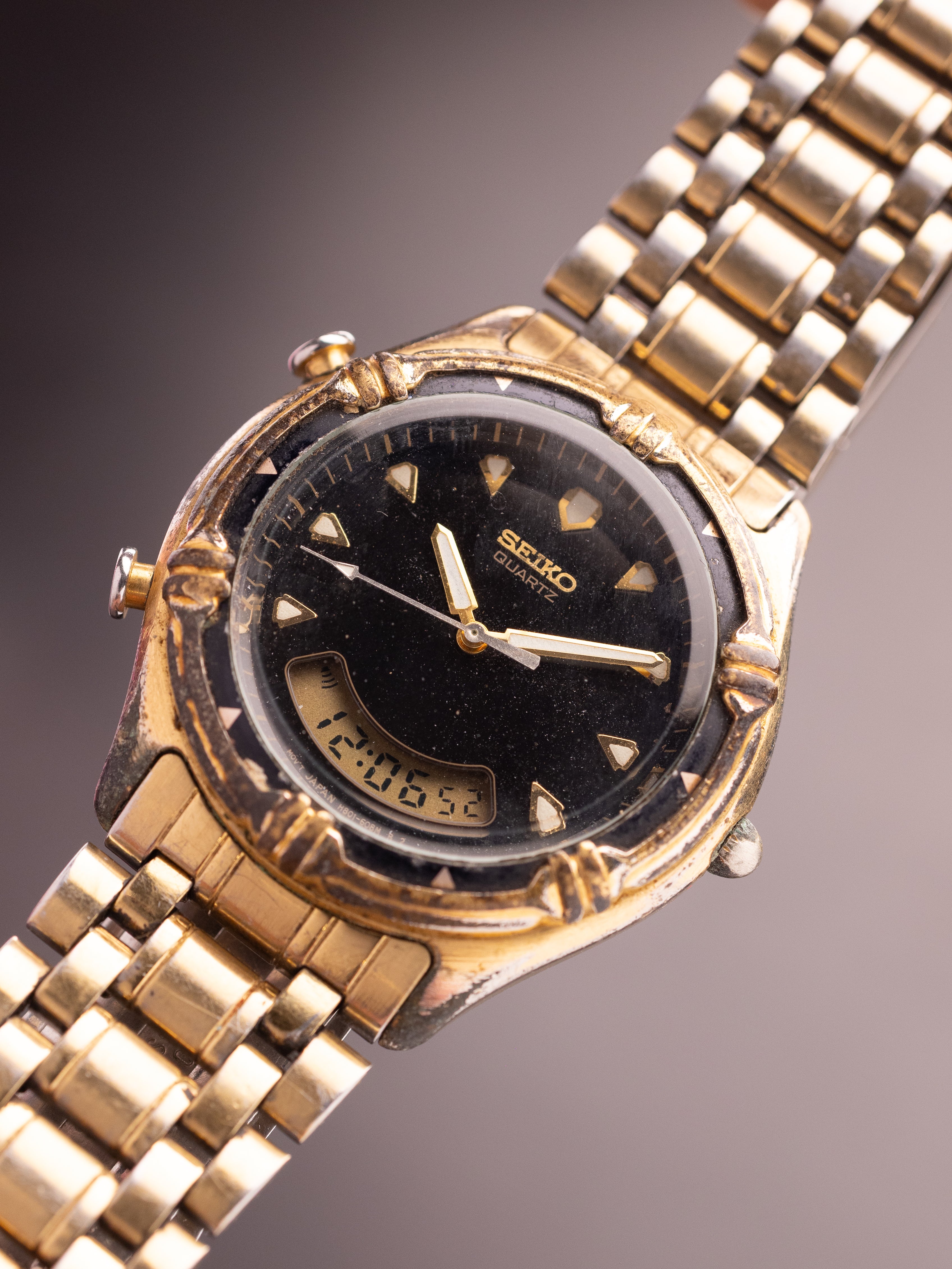 Seiko Dual Display 410331 (Ref. H801-6098) (39mm; Quartz)