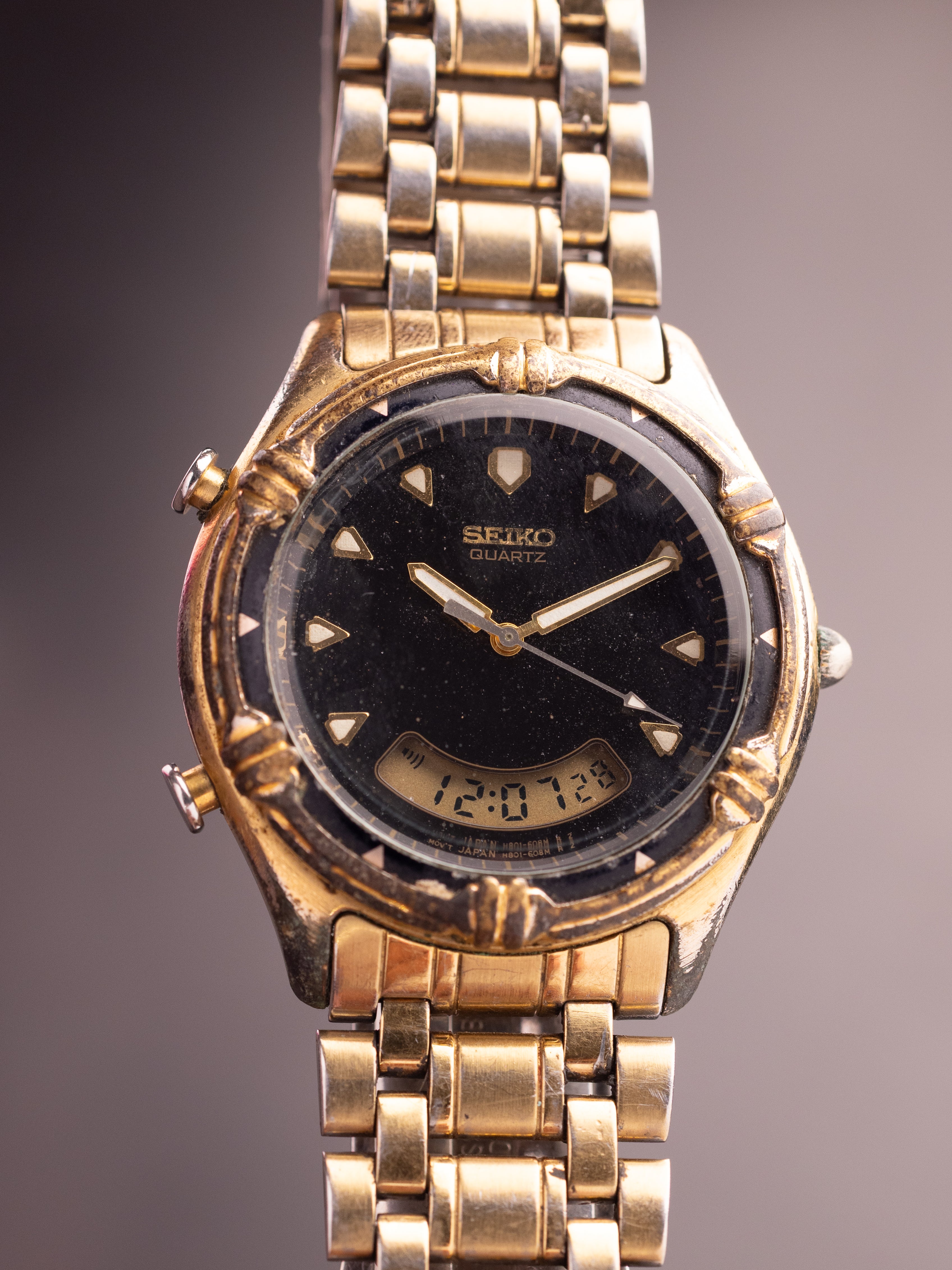 Seiko Dual Display 410331 (Ref. H801-6098) (39mm; Quartz)