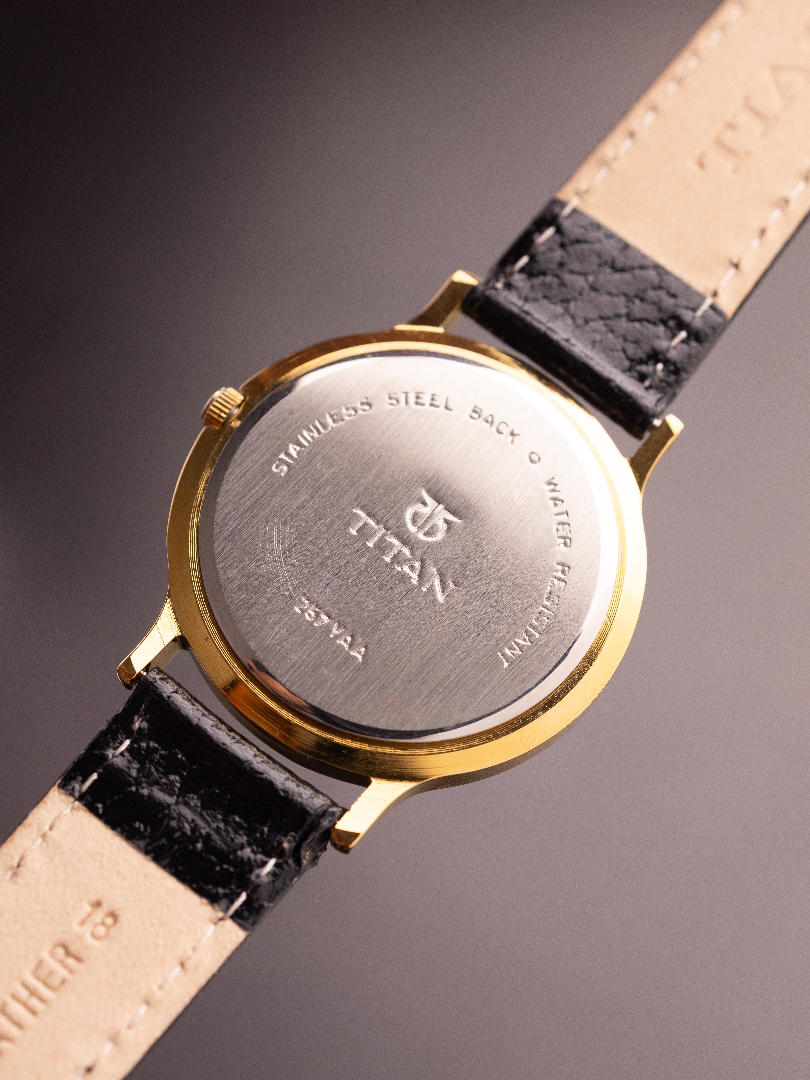 Titan Triple Calendar Moonphase (Ref. 257YAA) (36mm; Quartz) (Rare)
