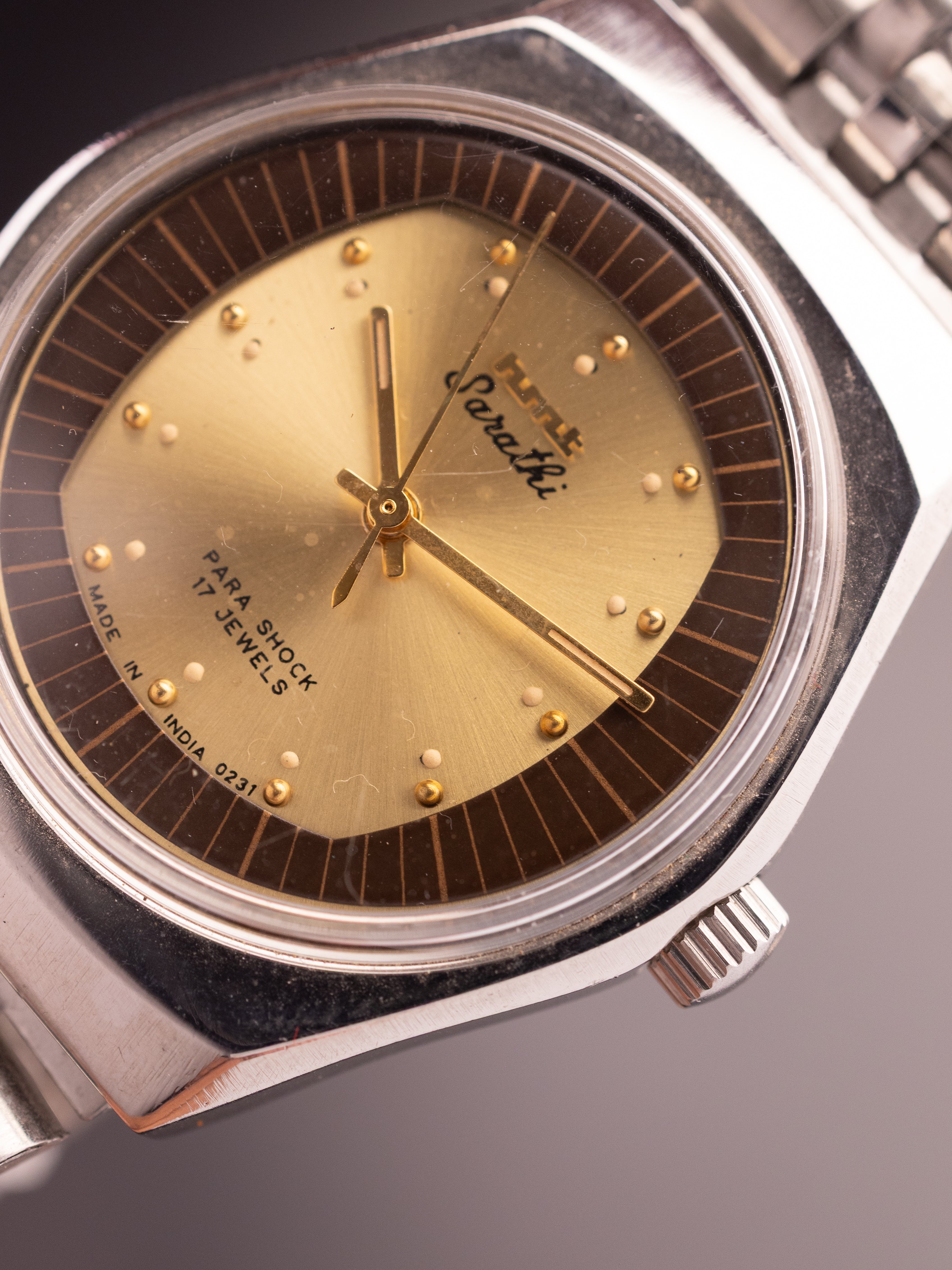 HMT Sarathi Brown Gold (Ref. 040807) (36mm; Manual)