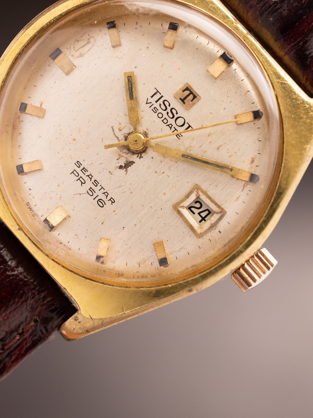 Tissot Seastar PR516 Gold (Ref. Unknown) (34mm; Manual) Rare