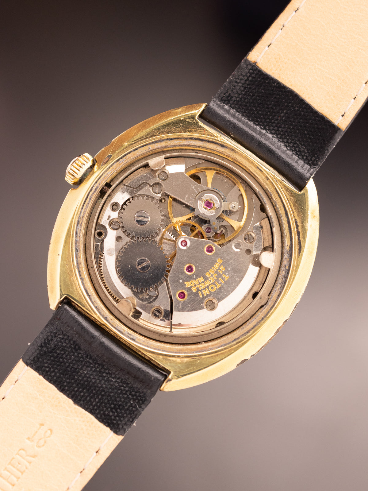 Titoni Ray King 444 Titoflex Super (Ref. 444) (36mm; Manual) Rare