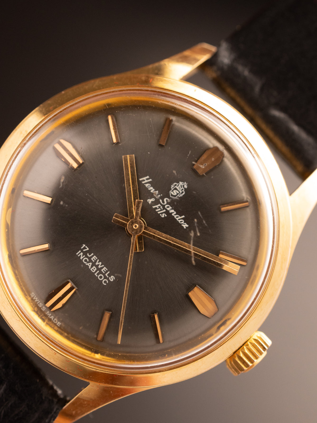 Henri Sandoz & Fils 20 Micron Gold NOS (Ref. ) (31mm; Manual) (Very Rare)
