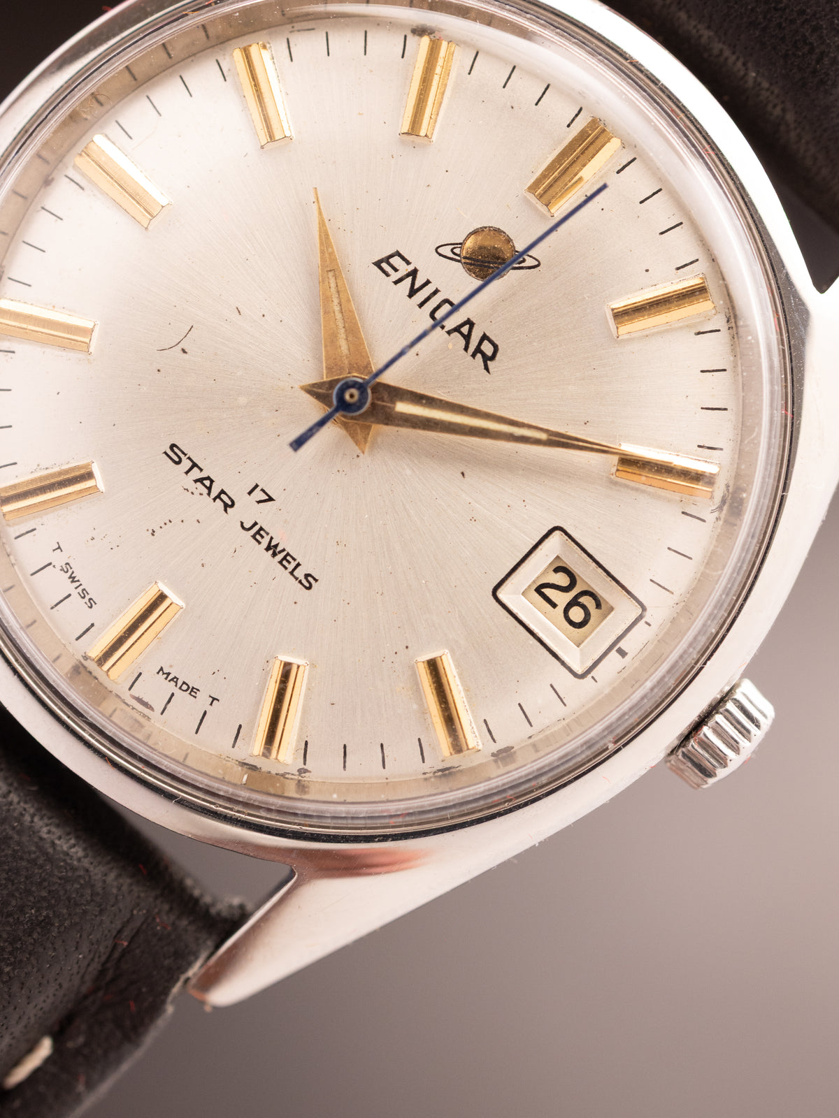 Enicar 17 Star Jewels Dater XL Super Mint (Ref. 140-54-02) (36mm; Manual)