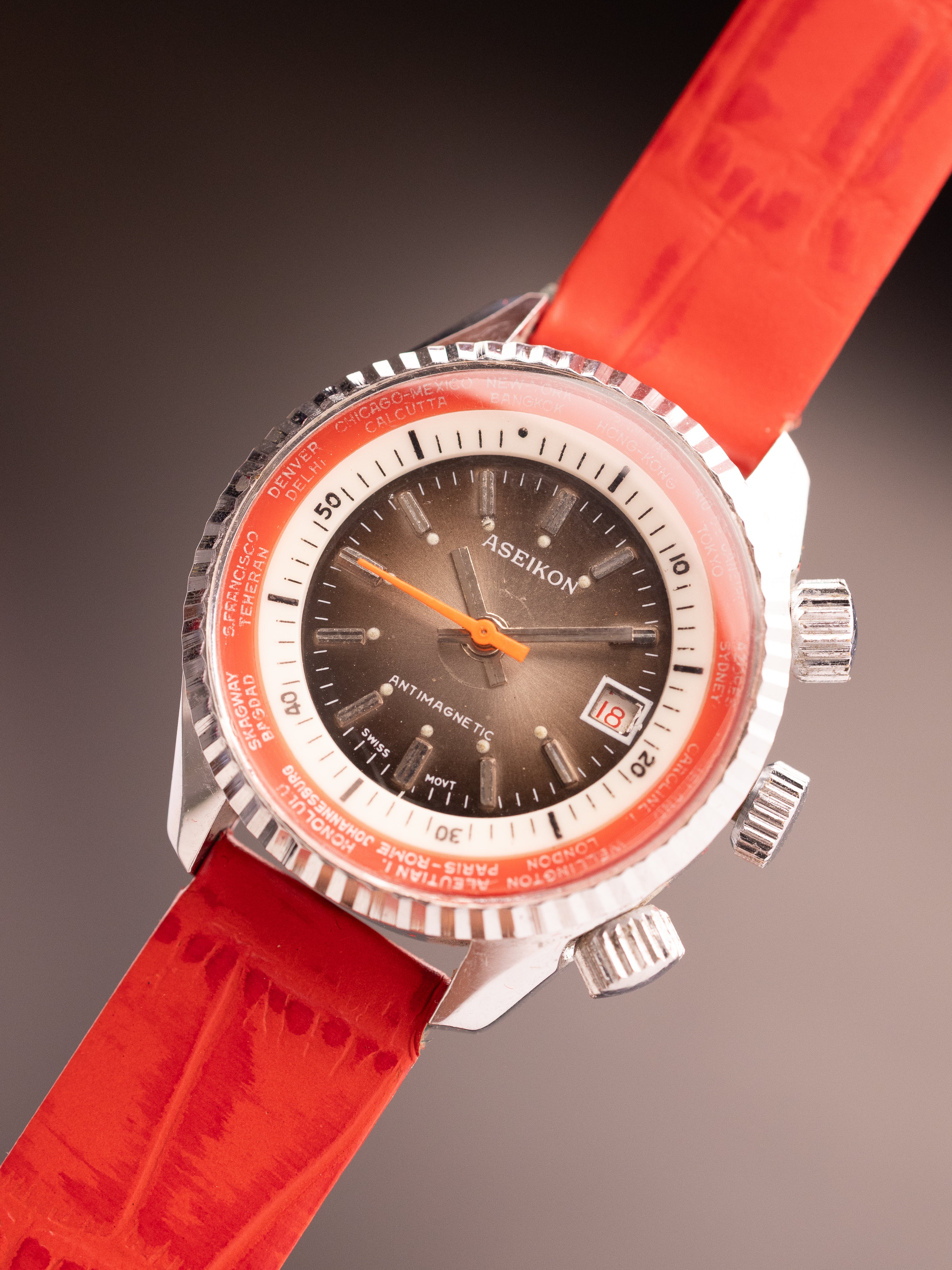 ASEIKON World Timer (Ref. Unknown ) (29mm; Quartz) (Rare)