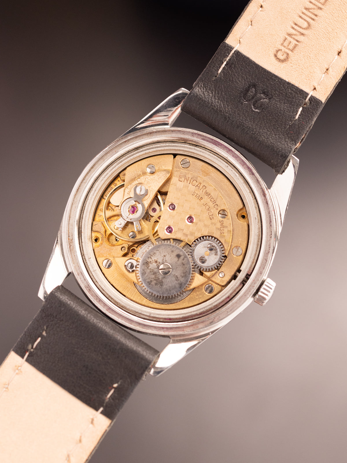Enicar 17 Star Jewels Dater XL Super Mint (Ref. 140-54-02) (36mm; Manual)