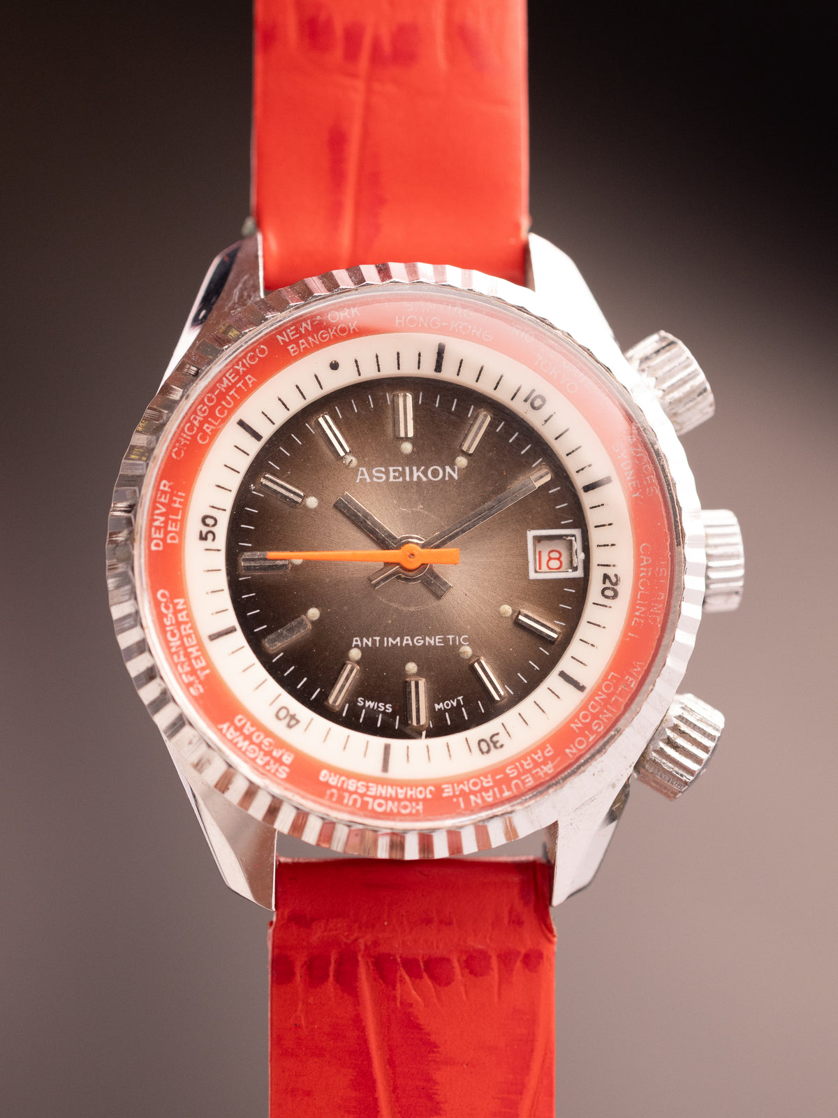 ASEIKON World Timer (Ref. Unknown ) (29mm; Quartz) (Rare)