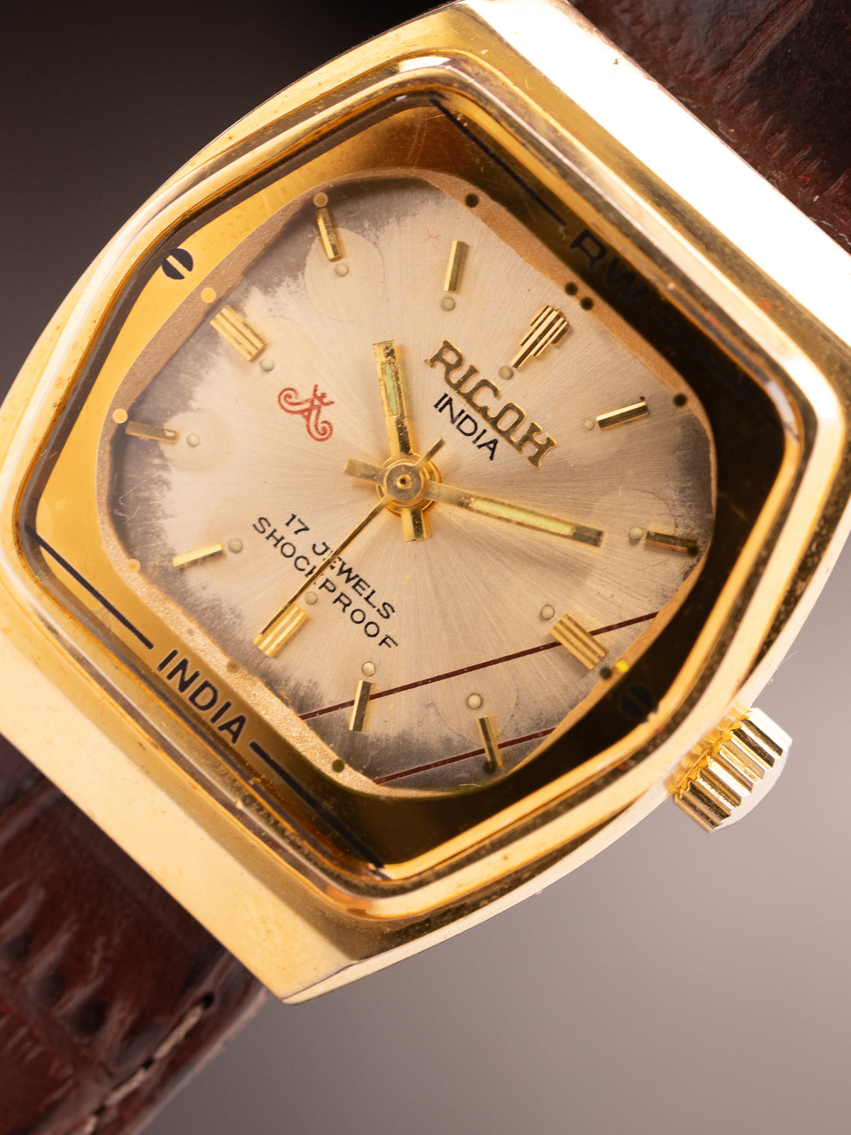 Ricoh RW INDIA TV NOS Gold (Ref. Unknown) (31mm; Manual) Rare