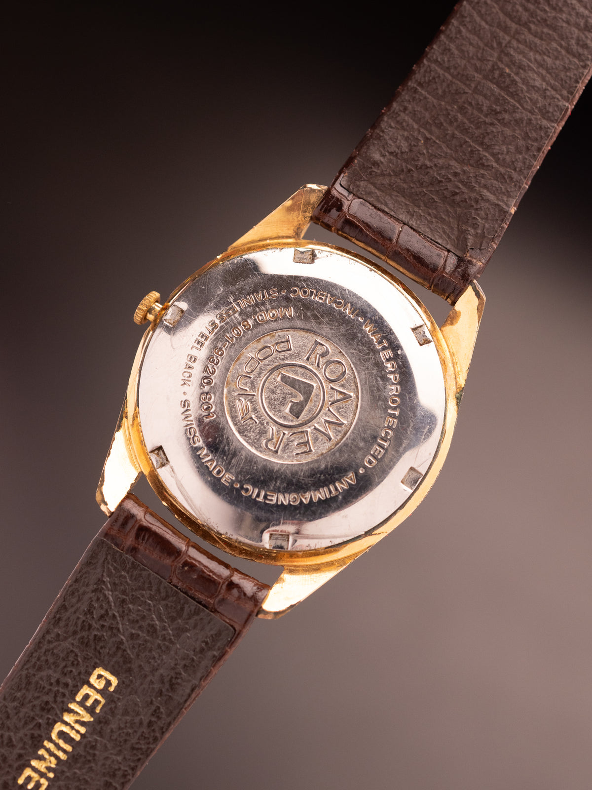 Roamer Popular Gold 17 Jewels (Ref. MOD 801-9320-301) (33mm; Manual)