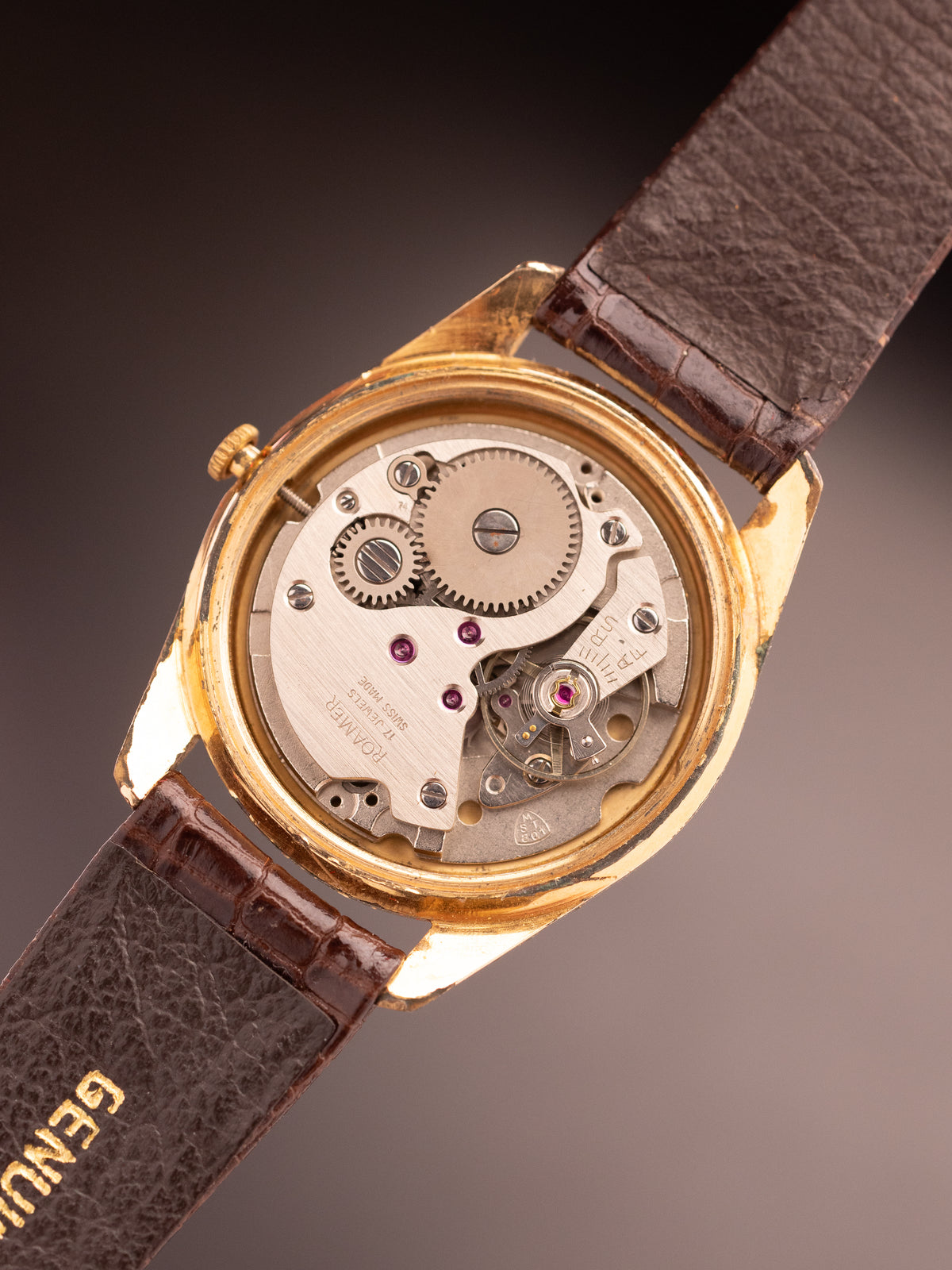 Roamer Popular Gold 17 Jewels (Ref. MOD 801-9320-301) (33mm; Manual)