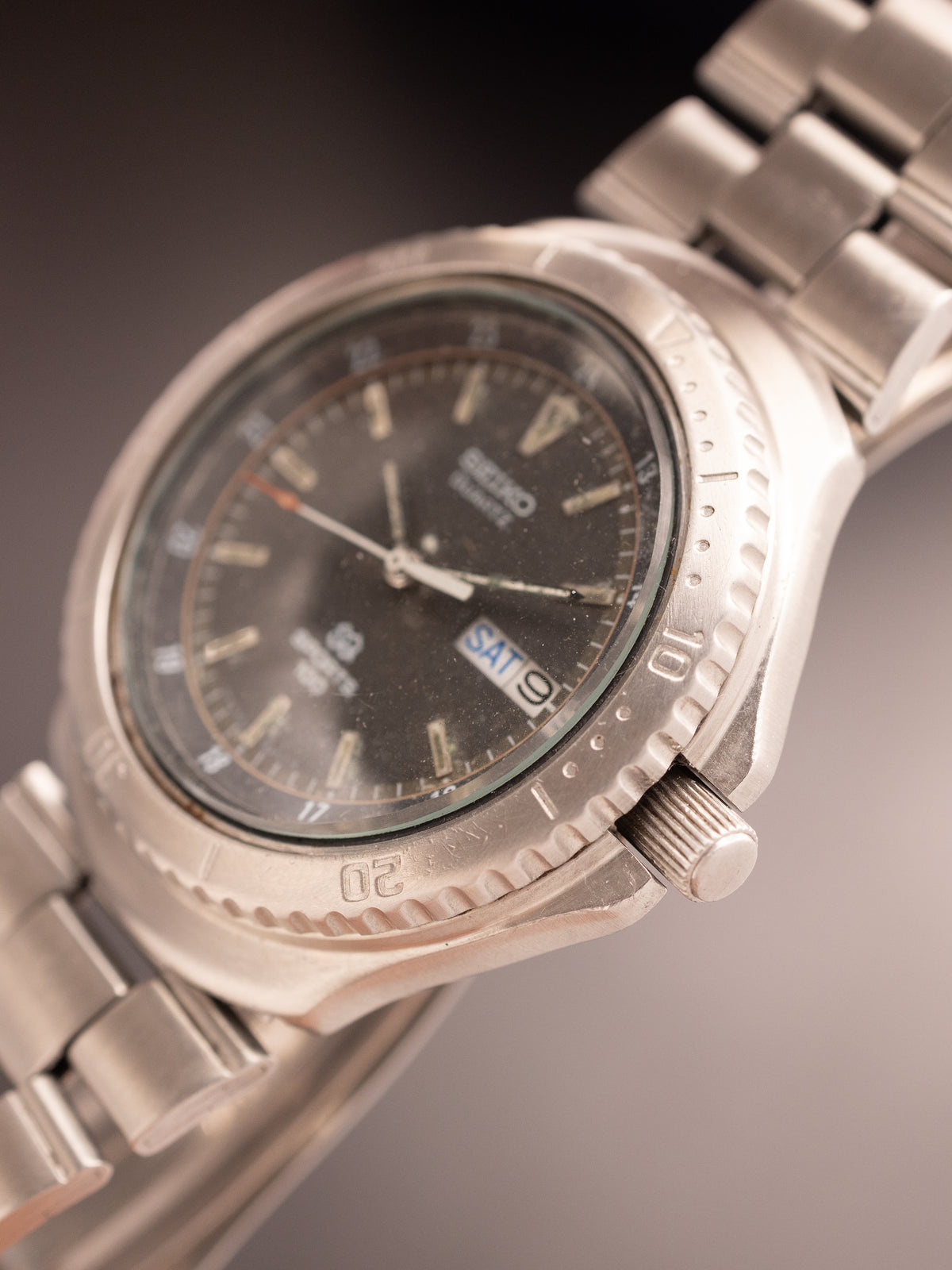 Seiko SQ Sports 100 Kanji Font 270220 (Ref. 8123-6040 A0) (42mm; Quartz) Rare