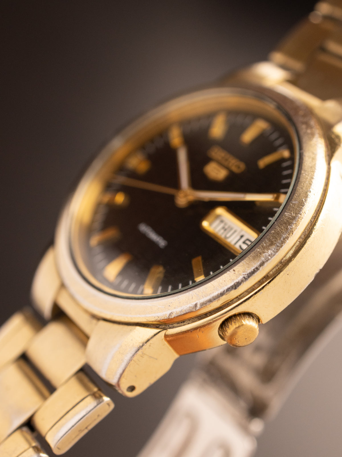 Seiko 5 Gold SNKL88K1 TBC (Ref. 7S26-01F0) (36mm; Automatic) (Rare)