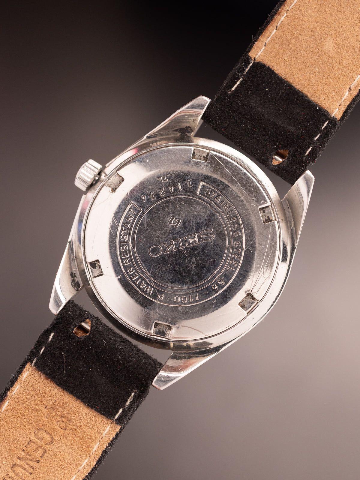 Seiko Hi Beat Suede 314324 (Ref. 66-7100) (35mm; Manual)