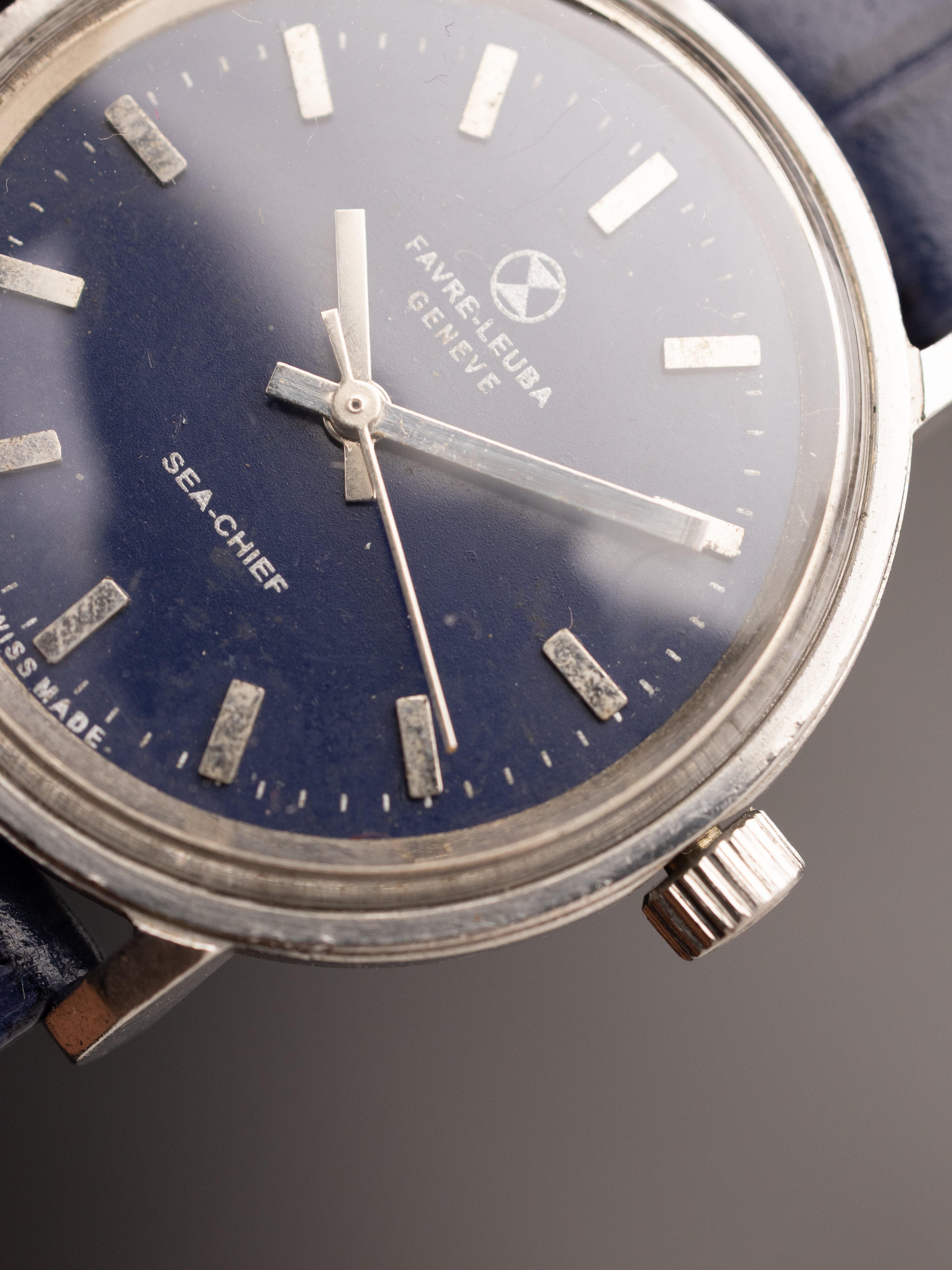 Favre Leuba Sea Chief Blue (Ref. 61513) (34mm; Manual)