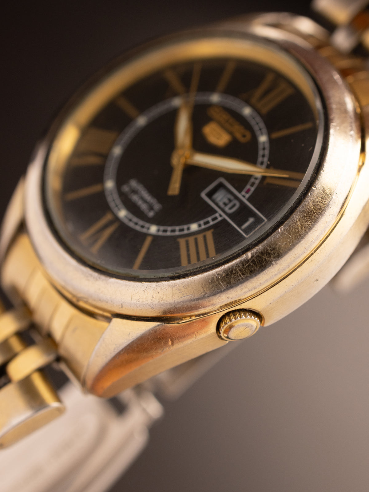 Seiko 5 Gold SNKL40K1 TBC (Ref. 7S26-03V0) (38mm; Automatic)