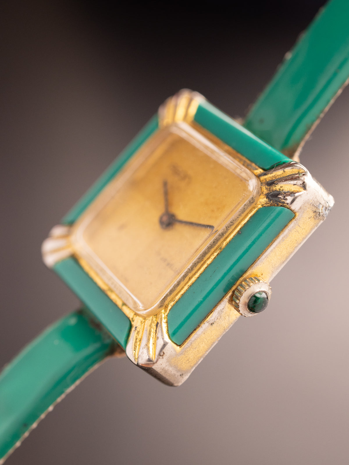 AGON Art Deco Green Super (Ref. MOD DEP 6137) (28mm; Manual) Rare