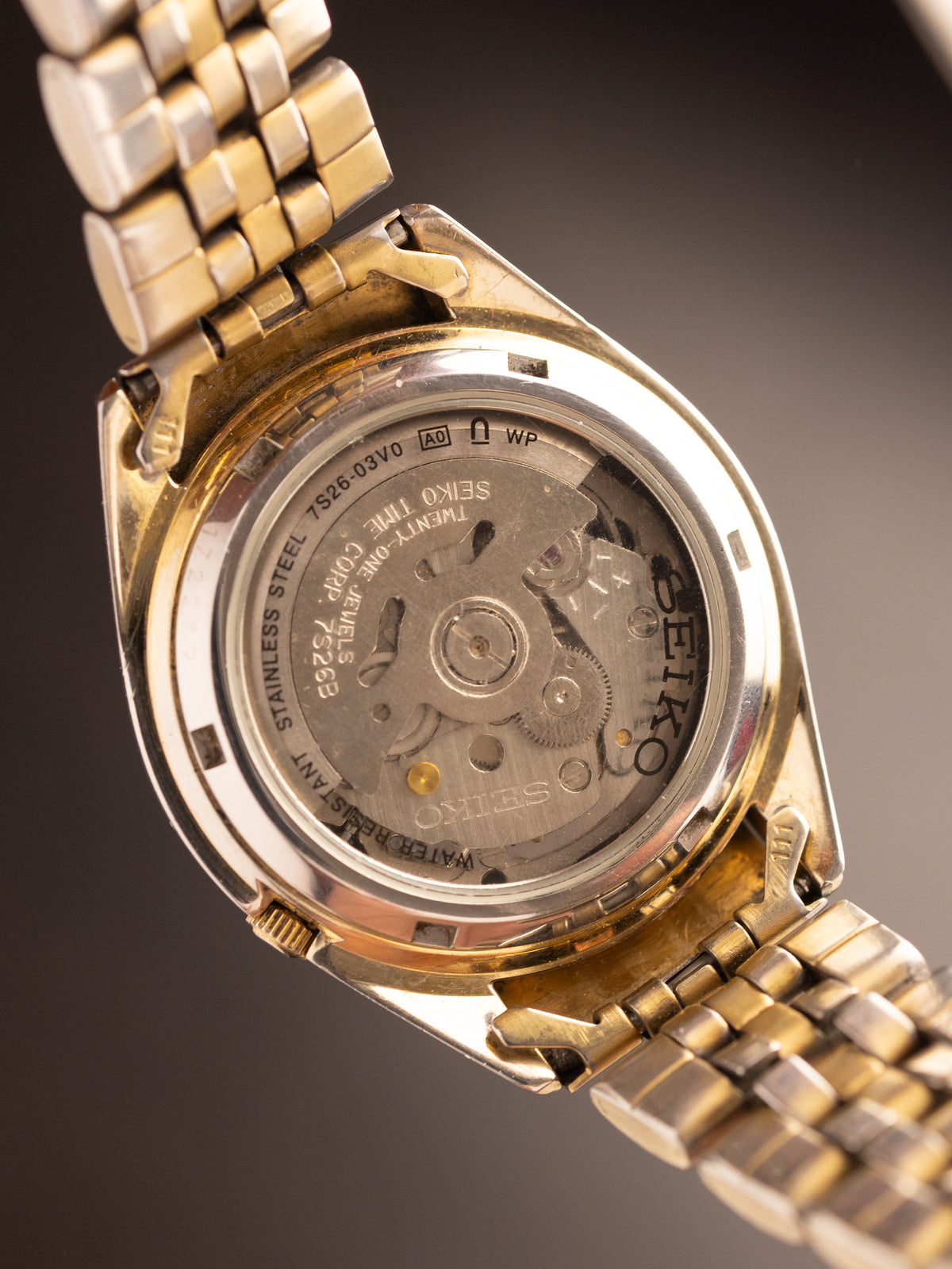 Seiko 5 Gold SNKL40K1 TBC (Ref. 7S26-03V0) (38mm; Automatic)