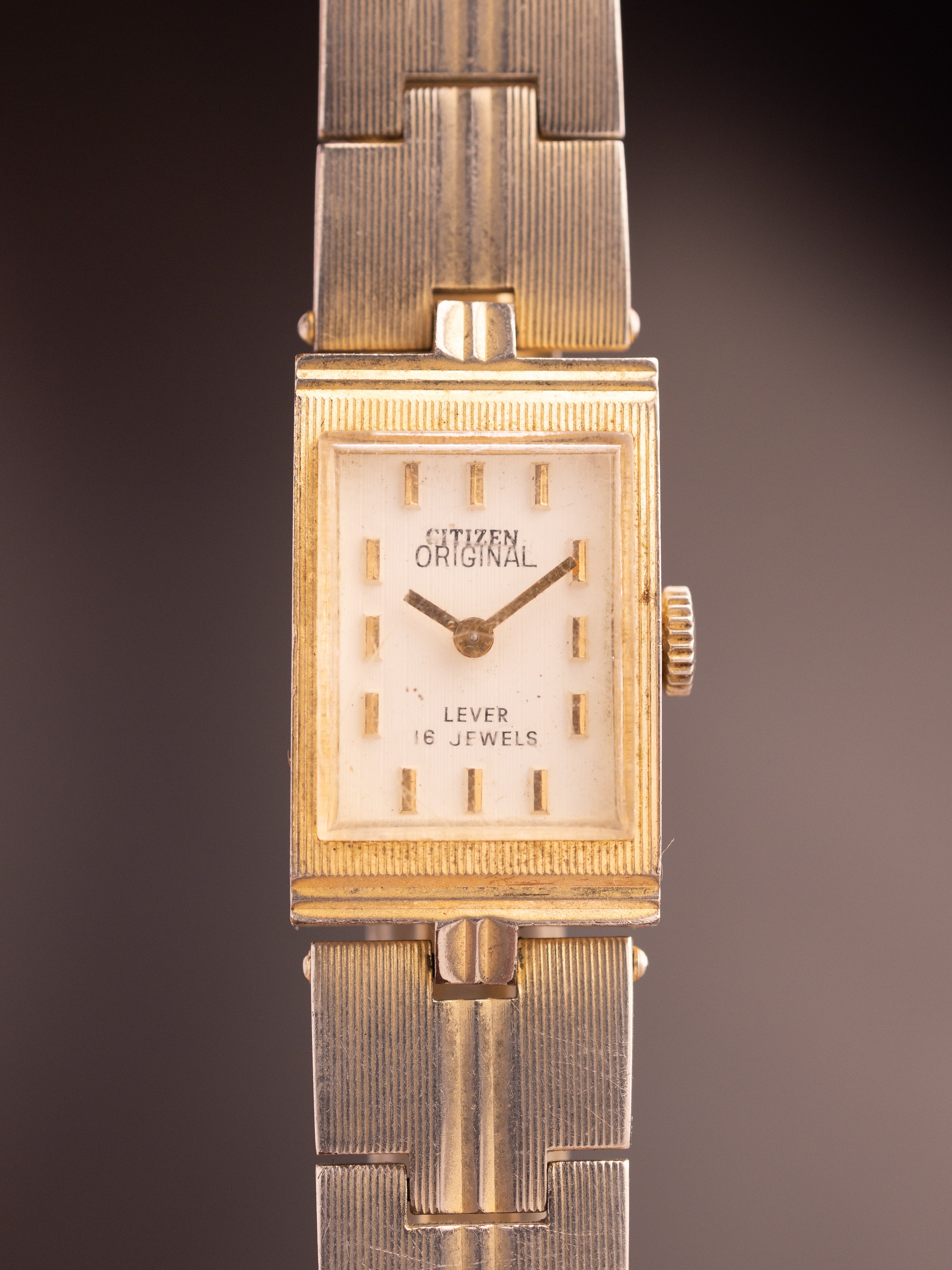 Citizen Original Gold 16 Jewels JDM 1112148 (Ref. 2030-201256 YA) (16mm; Manual) (Very Rare)
