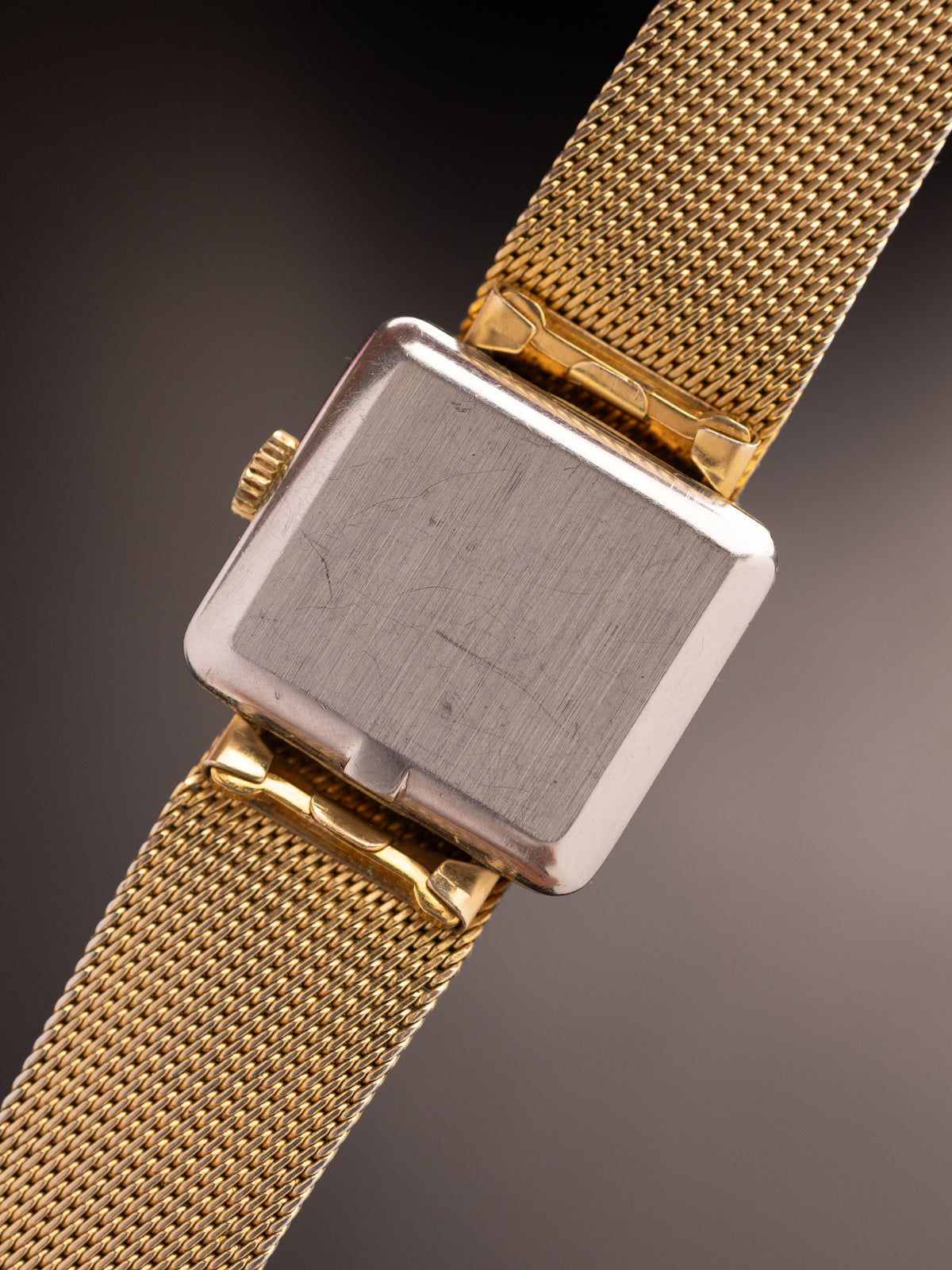 Omega Deville Gold Tone Stock Mesh Strap Orignal Box Mint (Ref. Unknown) (25mm; Automatic) (Rare)
