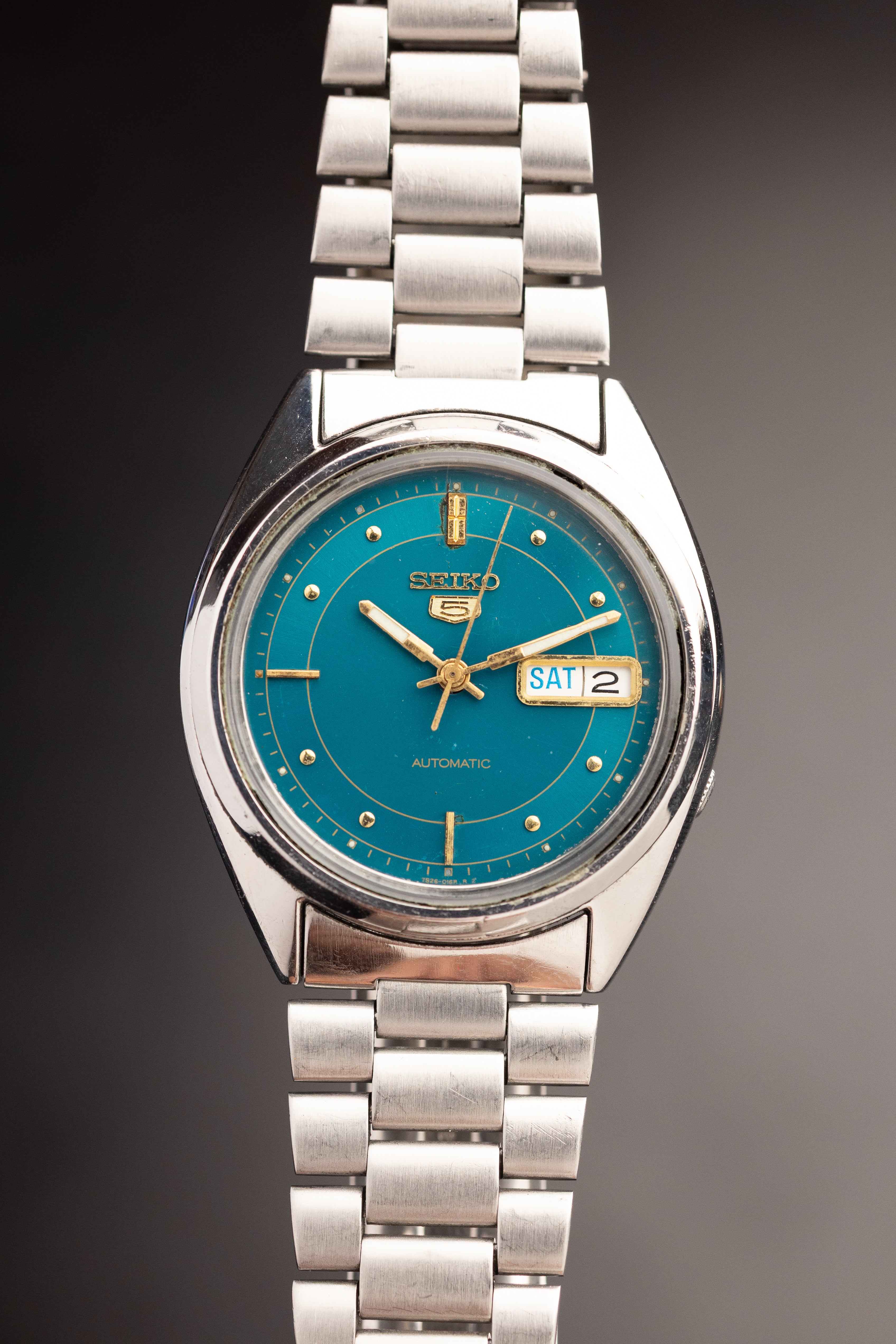Seiko 5 Super Mint TBC (Ref. 7S26-01R0 A4) (37mm; Automatic)