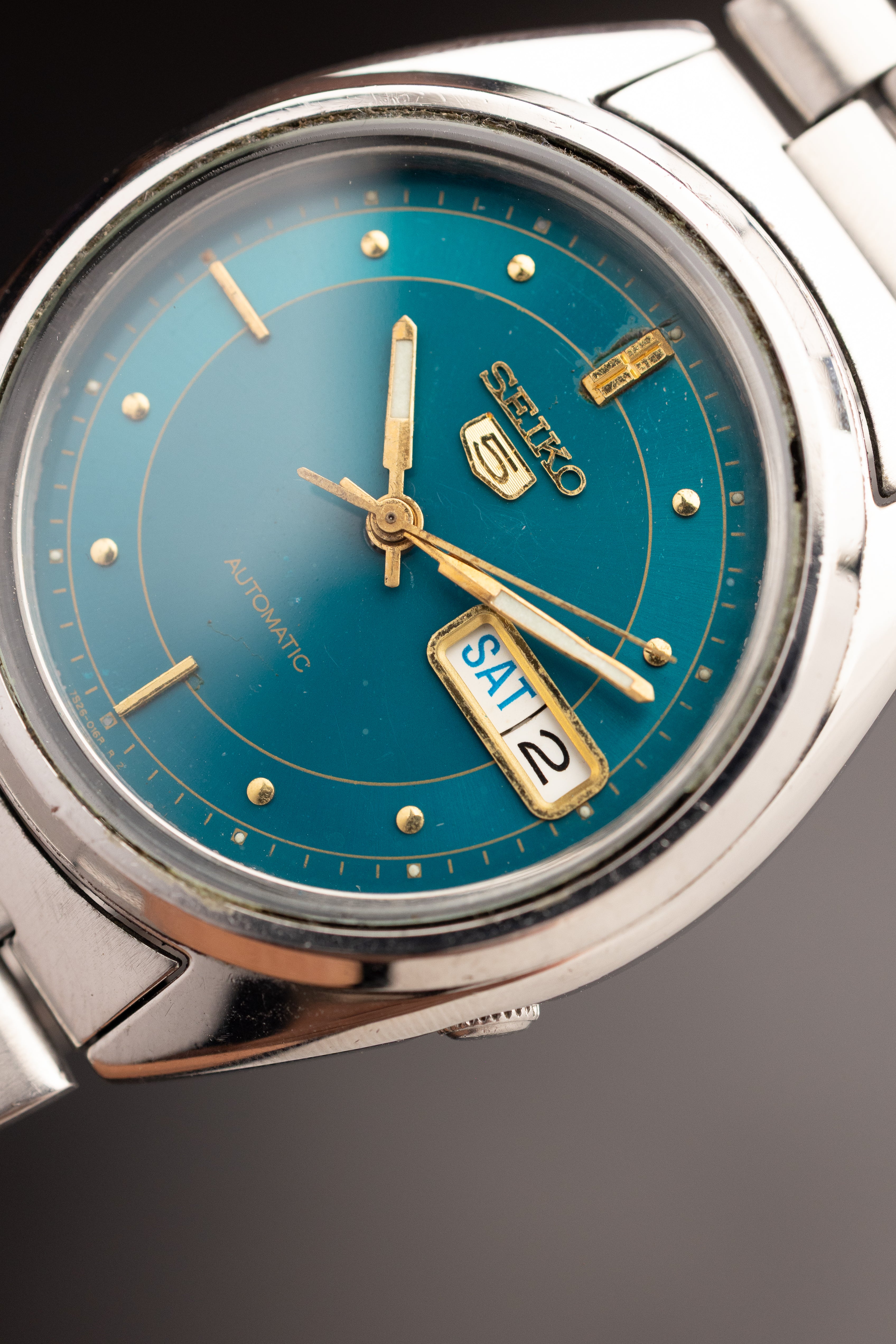 Seiko 5 Super Mint TBC (Ref. 7S26-01R0 A4) (37mm; Automatic)