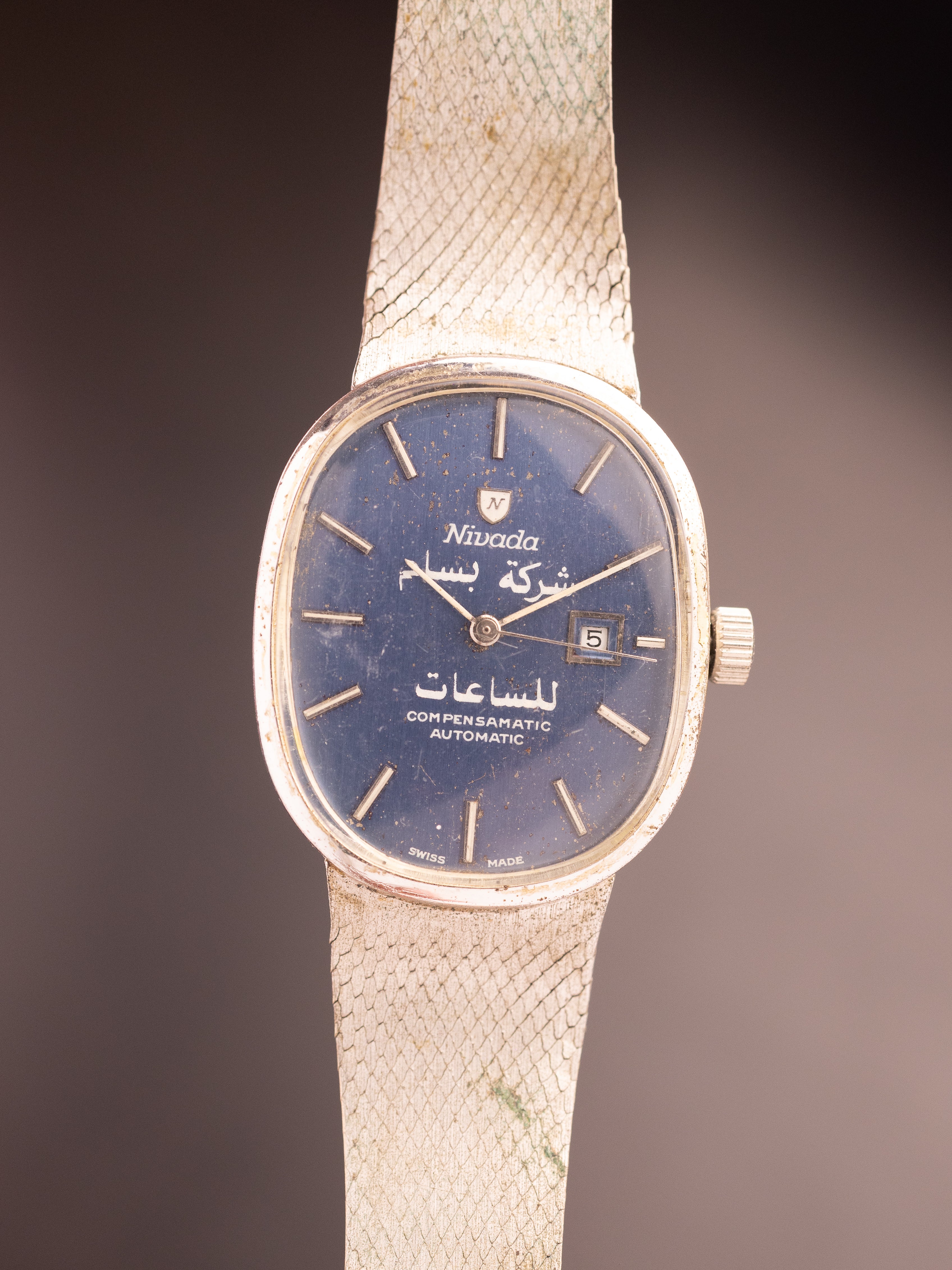 Nivada Ellipse Compensematic Arabic Dial (Ref. 28018 5651) (28mm; Automatic) (Rare)